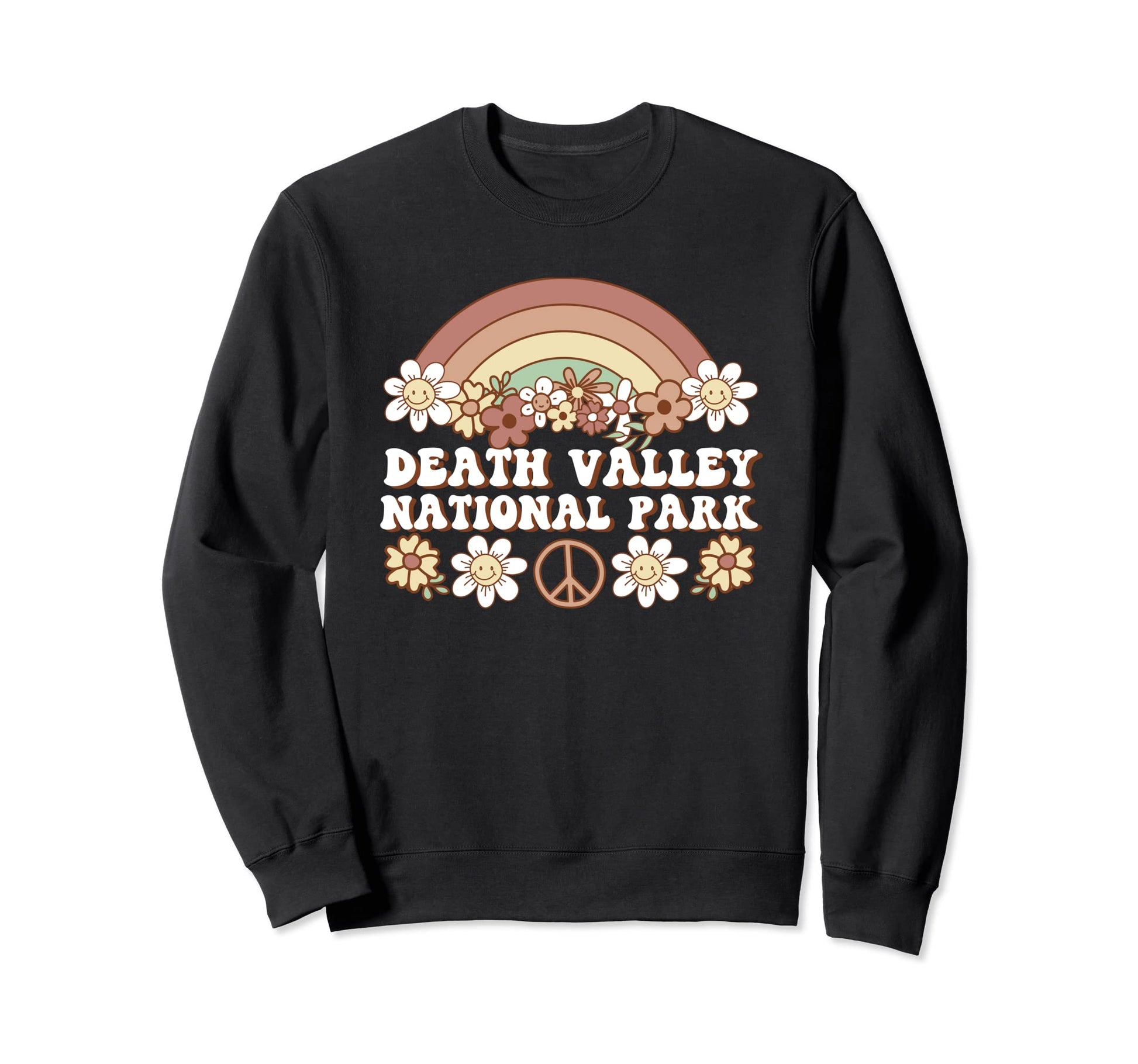 Groovy Death Valley National Park Sweatshirt - Aesthetic Graphic for Adults - T-Shirt, Sweatshirt, Hoodie