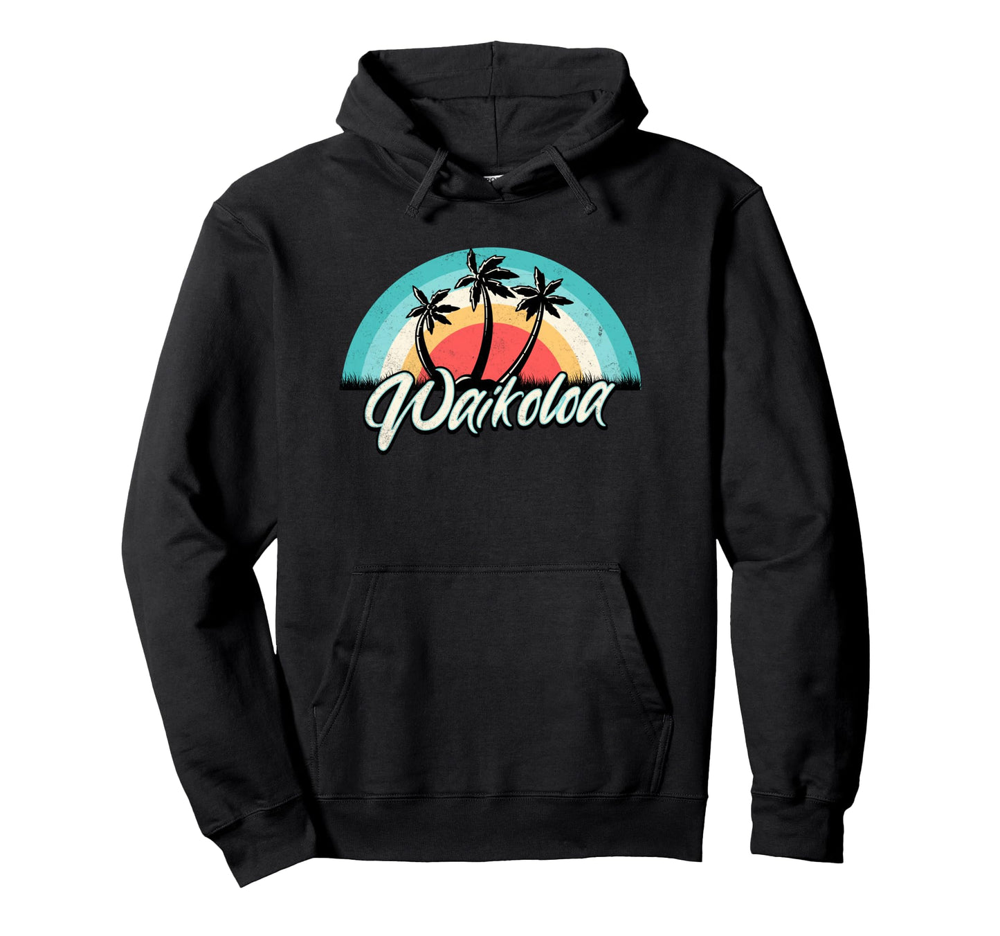 Matching Family Vacation Sunset Waikoloa Hoodie - Unique Graphic Unisex - T-Shirt, Sweatshirt, Hoodie