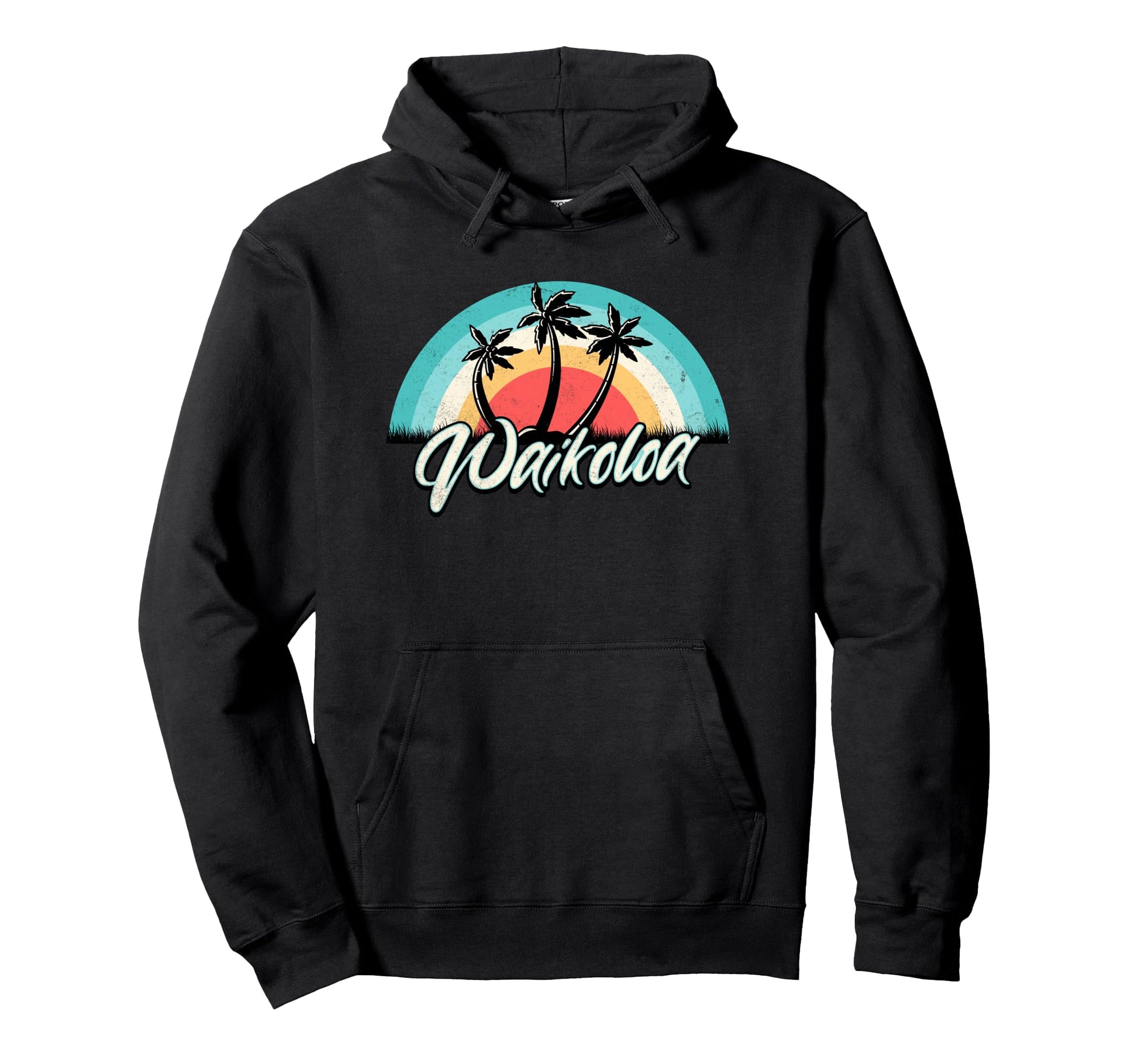 Matching Family Vacation Sunset Waikoloa Hoodie - Unique Graphic Unisex - T-Shirt, Sweatshirt, Hoodie