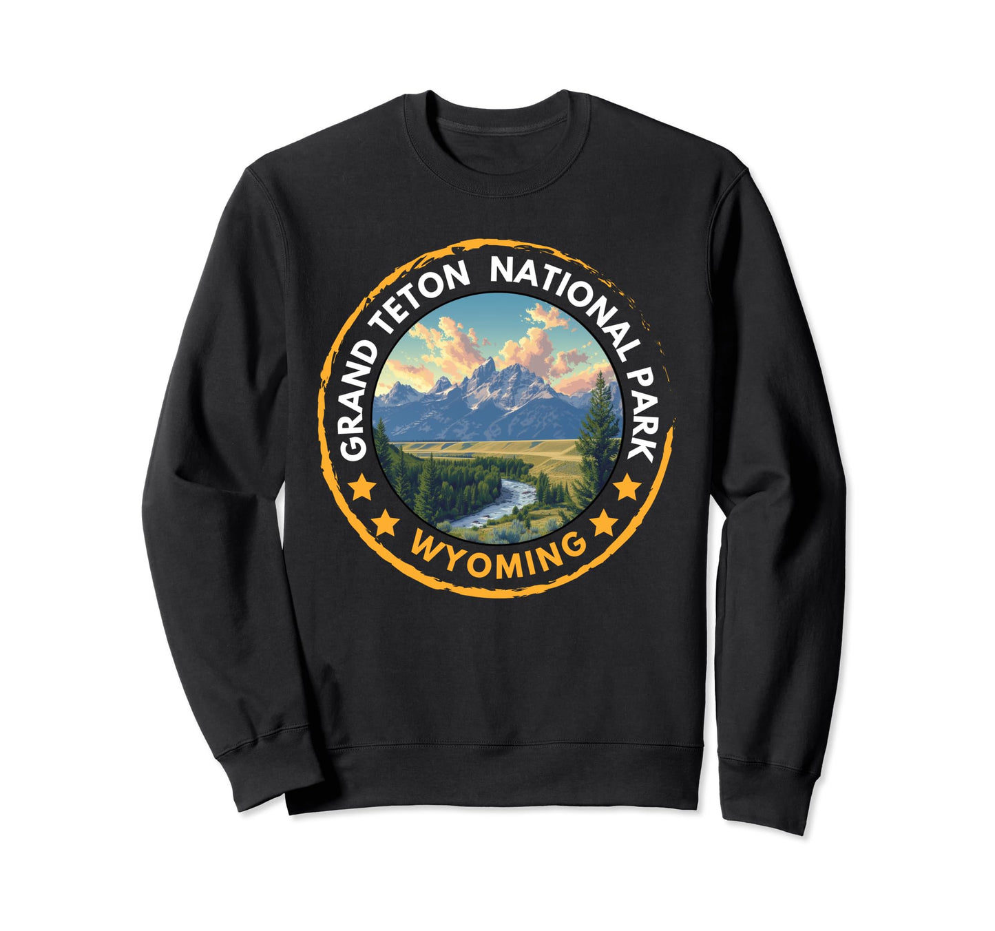 Grand Teton National Park Wyoming Est Sweatshirt - Unique Graphic Unisex - T-Shirt, Sweatshirt, Hoodie