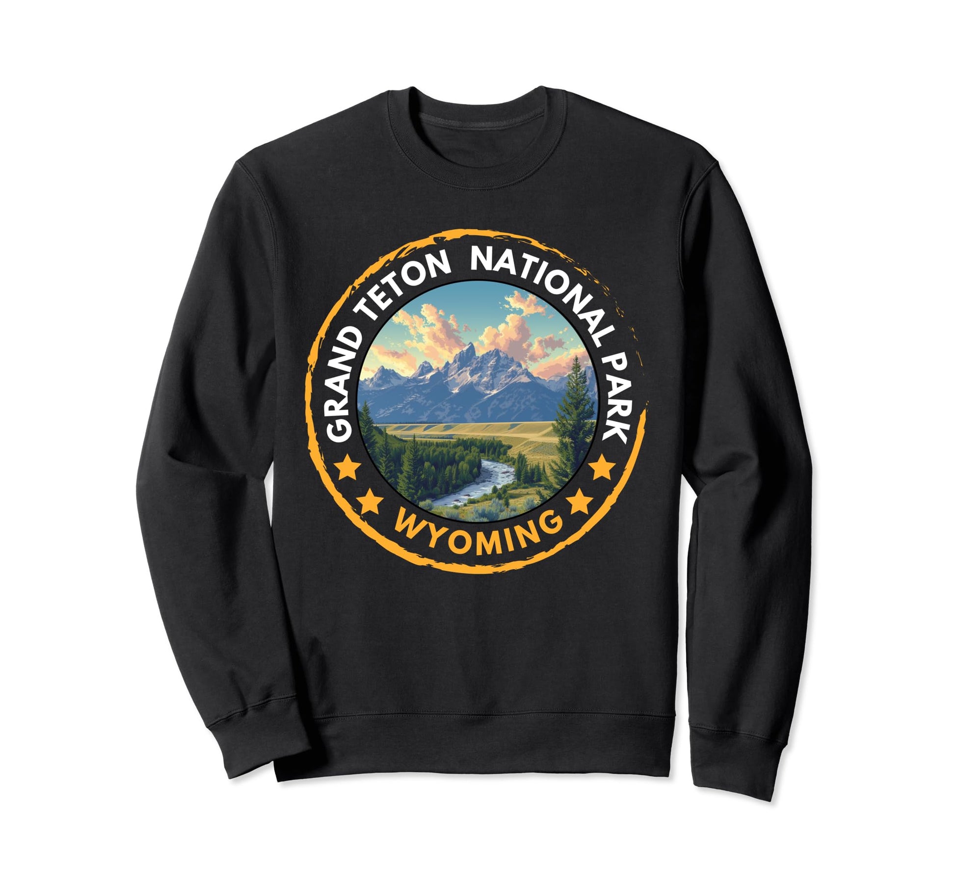 Grand Teton National Park Wyoming Est Sweatshirt - Unique Graphic Unisex - T-Shirt, Sweatshirt, Hoodie