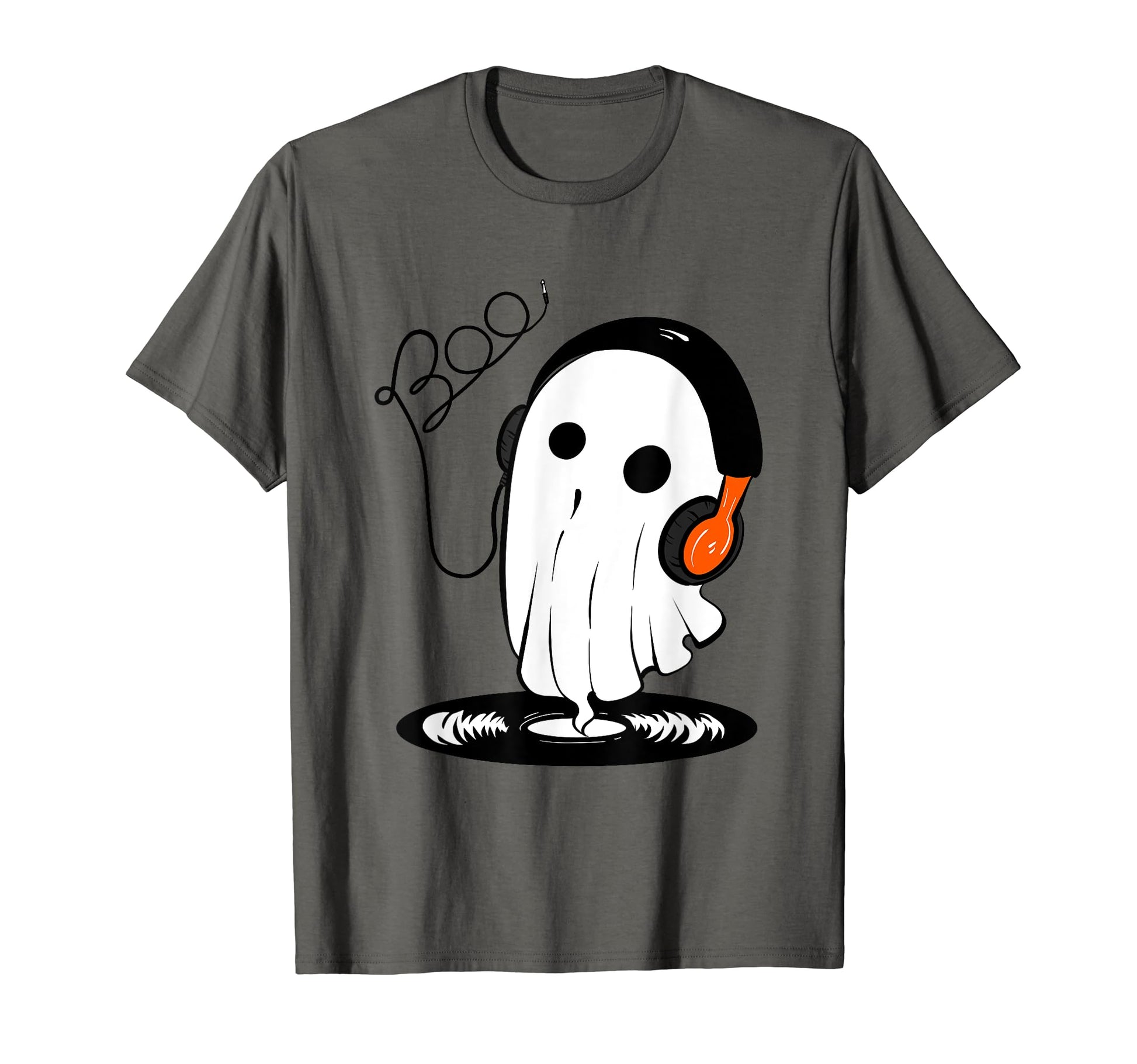 Old School Hip Hop Halloween Ghost Dj T-Shirt - Streetwear Style for Adults - T-Shirt, Sweatshirt, Hoodie