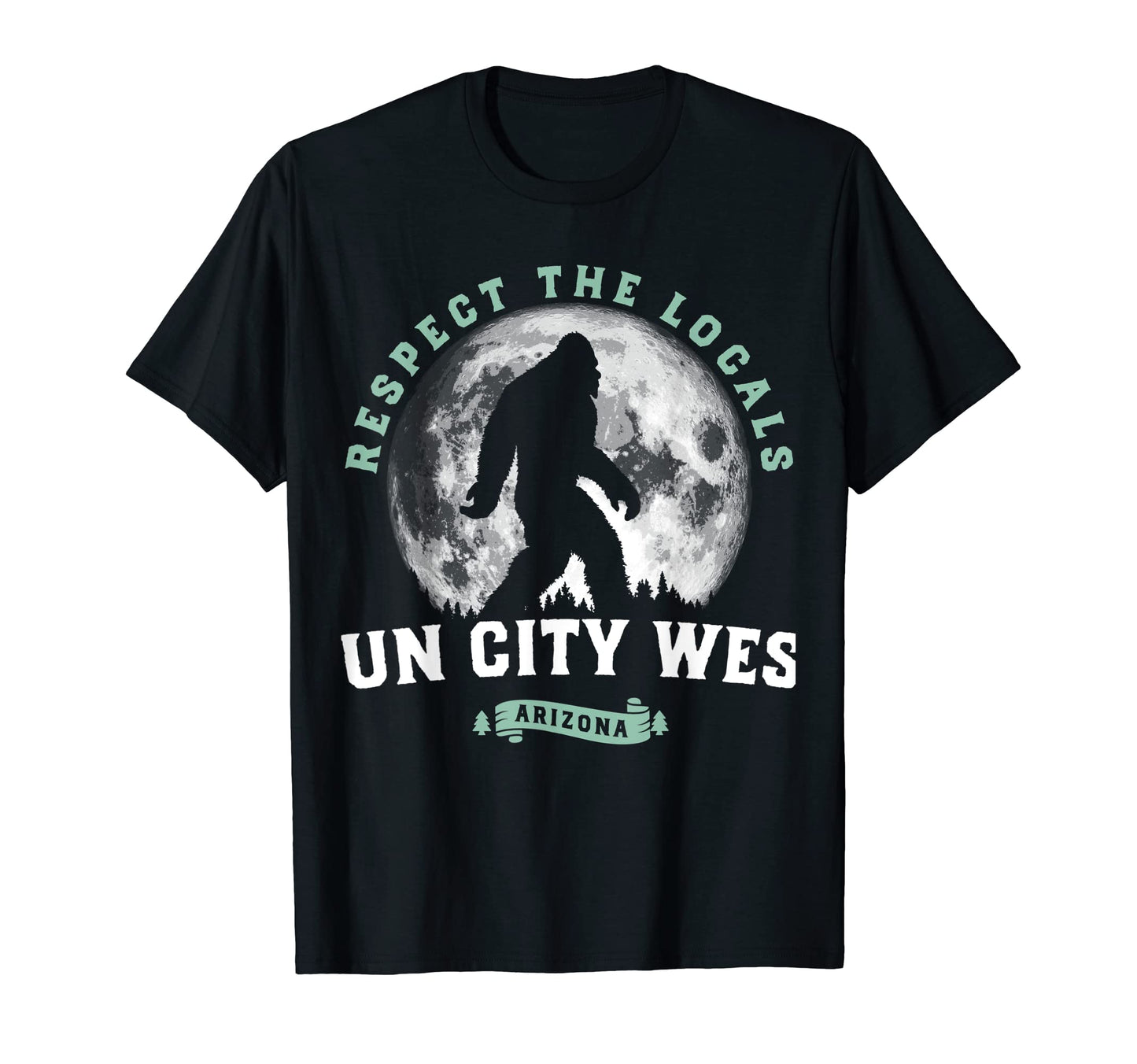 Sun City West Arizona Bigfoot Night T-Shirt - Trendy Graphic for Adults - T-Shirt, Sweatshirt, Hoodie