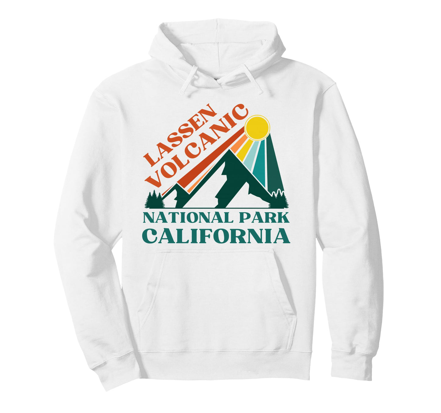 Lassen Volcanic National Park Sweatshirt - Fun Novelty Design Men Women - T-Shirt, Sweatshirt, Hoodie
