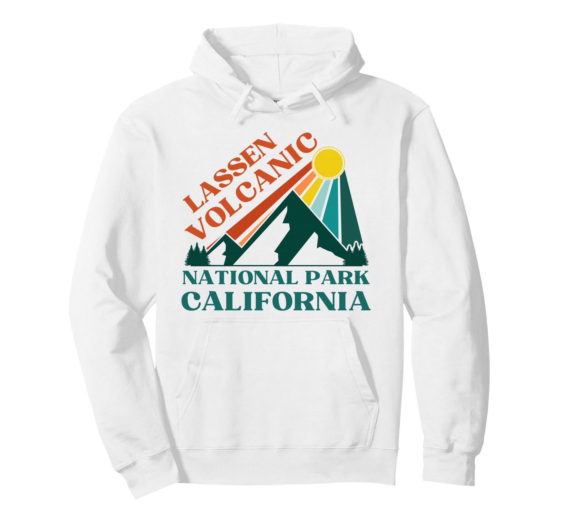 Lassen Volcanic National Park Sweatshirt - Fun Novelty Design Men Women - T-Shirt, Sweatshirt, Hoodie
