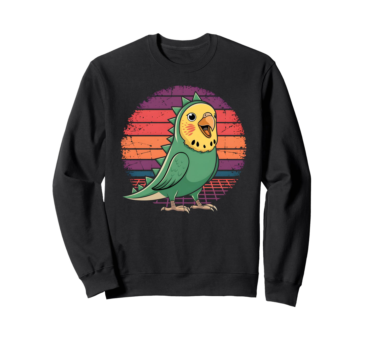 Funny Birb Parrot Aesthetic Sweatshirt - Aesthetic Graphic for Adults - T-Shirt, Sweatshirt, Hoodie
