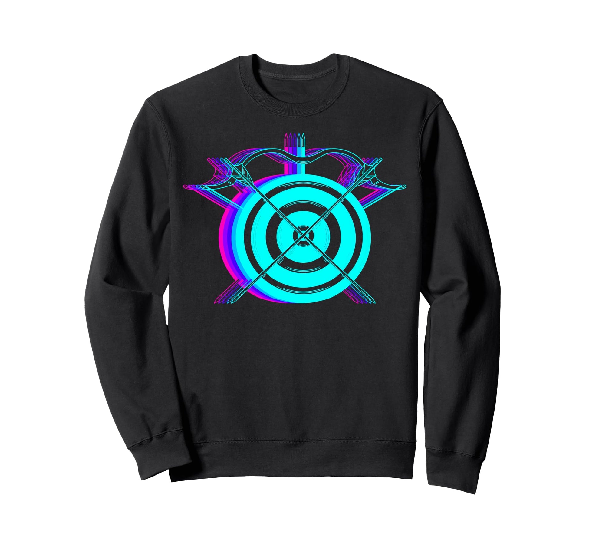 Archery Archer Bow And Arrow Sweatshirt - Custom Art Print for Adults - T-Shirt, Sweatshirt, Hoodie