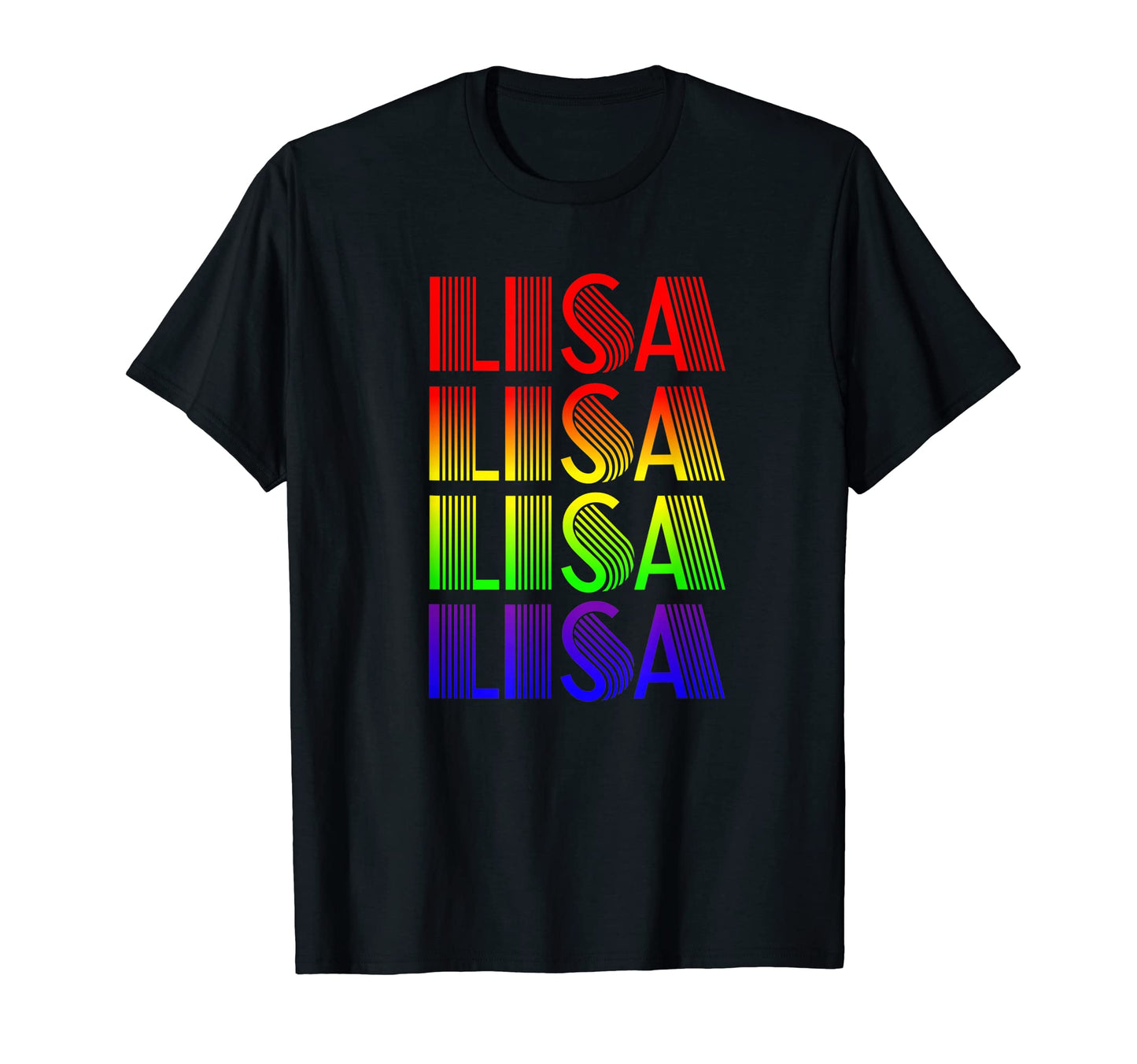 Lisa Rainbow Gift 1980S T-Shirt - Fun Novelty Design Men Women - T-Shirt, Sweatshirt, Hoodie