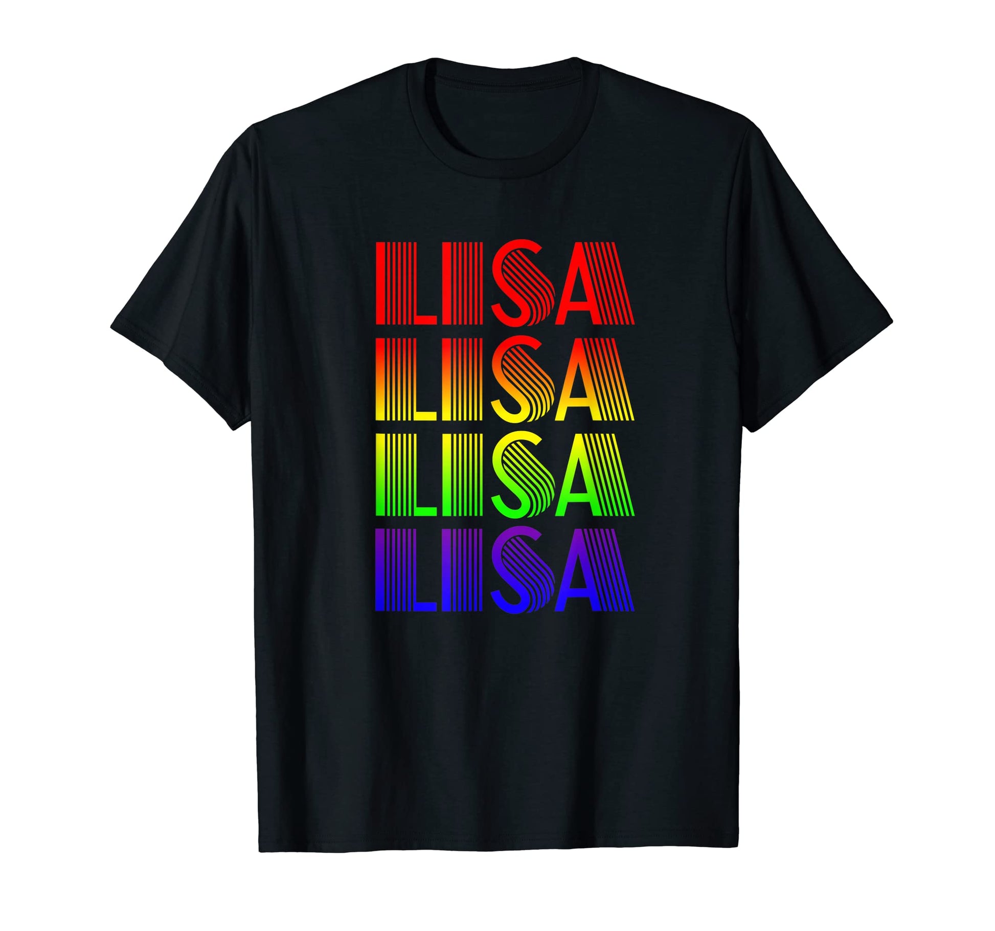Lisa Rainbow Gift 1980S T-Shirt - Fun Novelty Design Men Women - T-Shirt, Sweatshirt, Hoodie