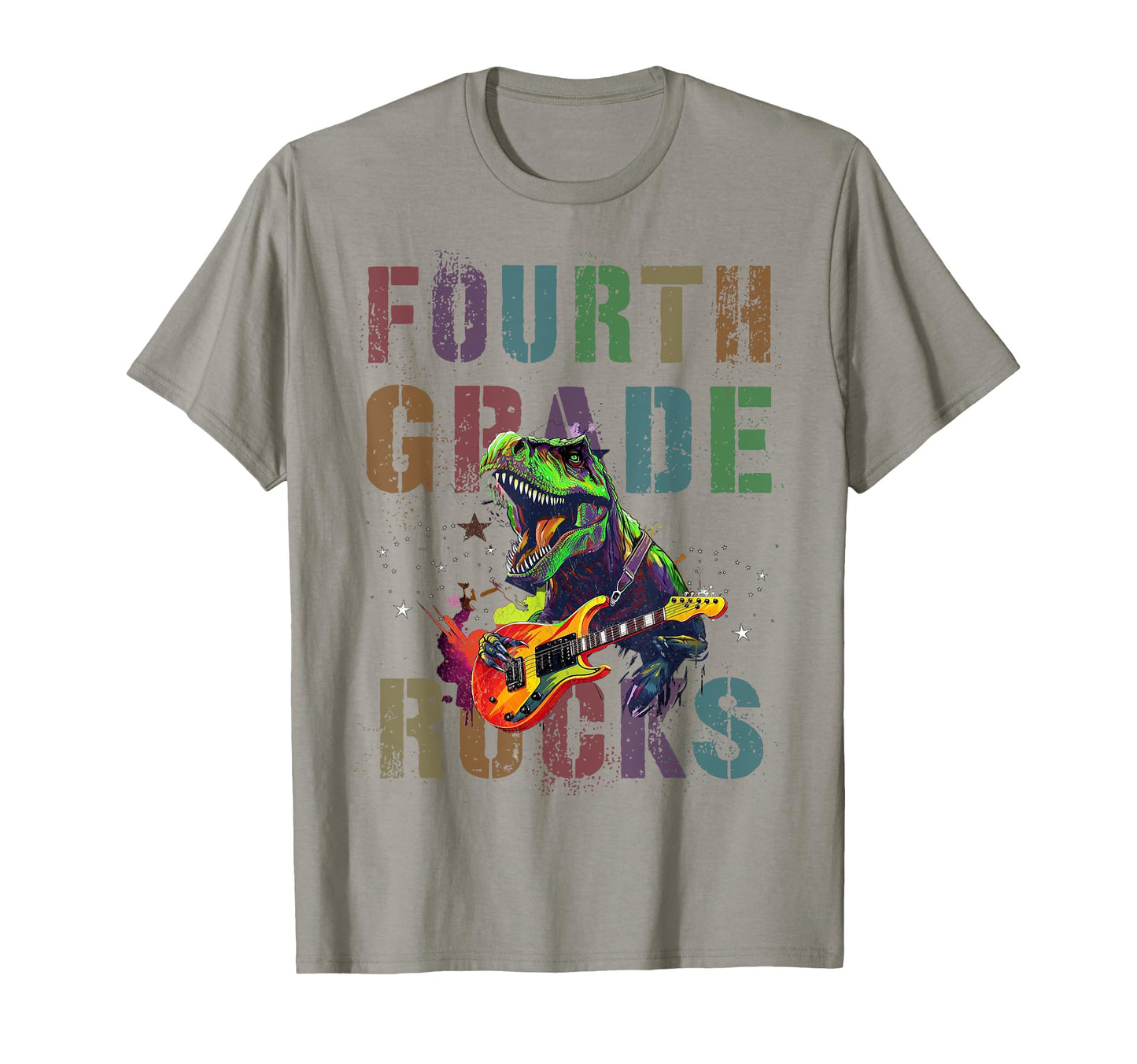 Fourth Grade Rocks Teacher Squad 4Th T-Shirt - Graphic Print Men Women - T-Shirt, Sweatshirt, Hoodie