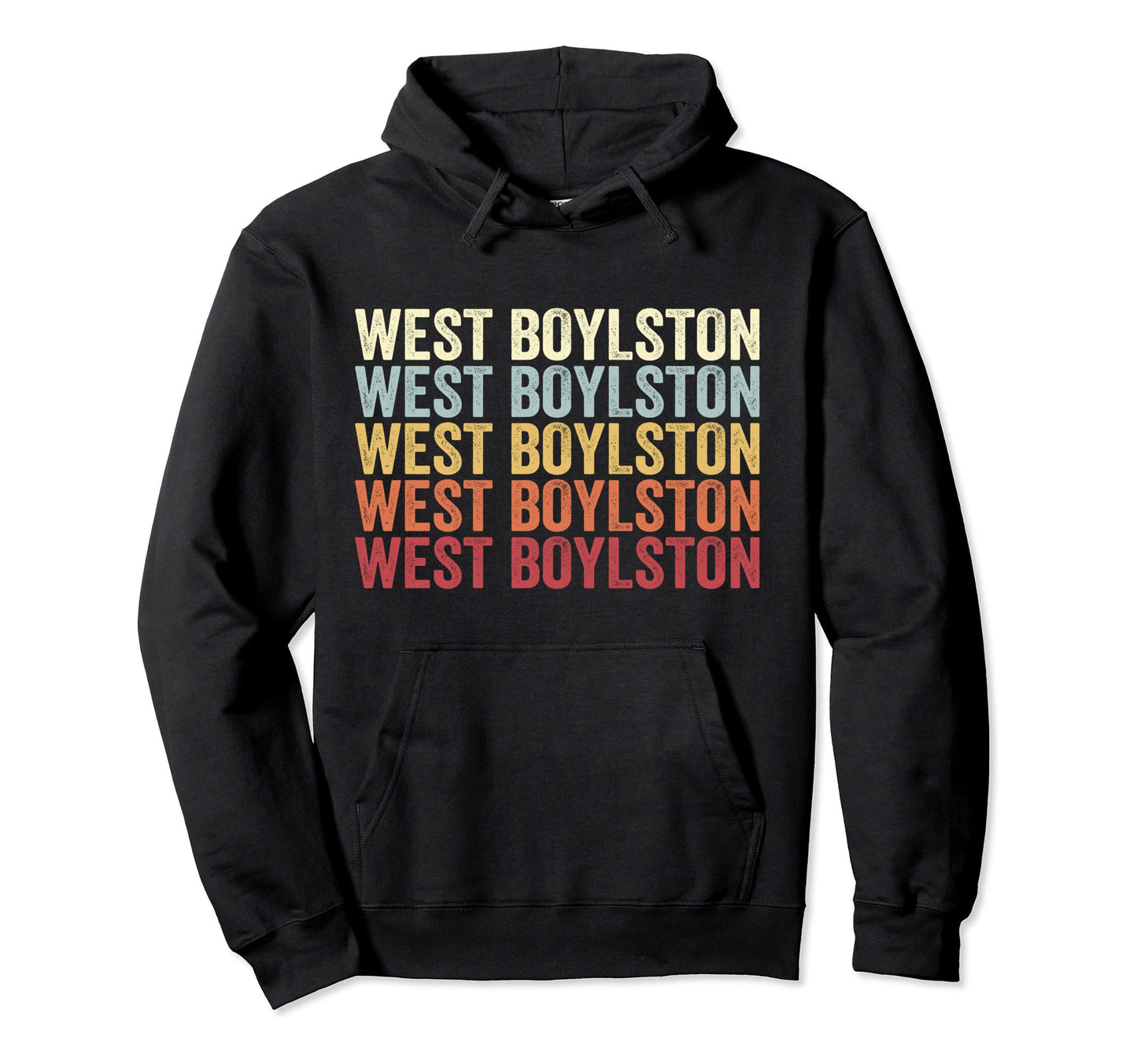 West Boylston Massachusetts West Hoodie - Minimalist Print for Adults - T-Shirt, Sweatshirt, Hoodie