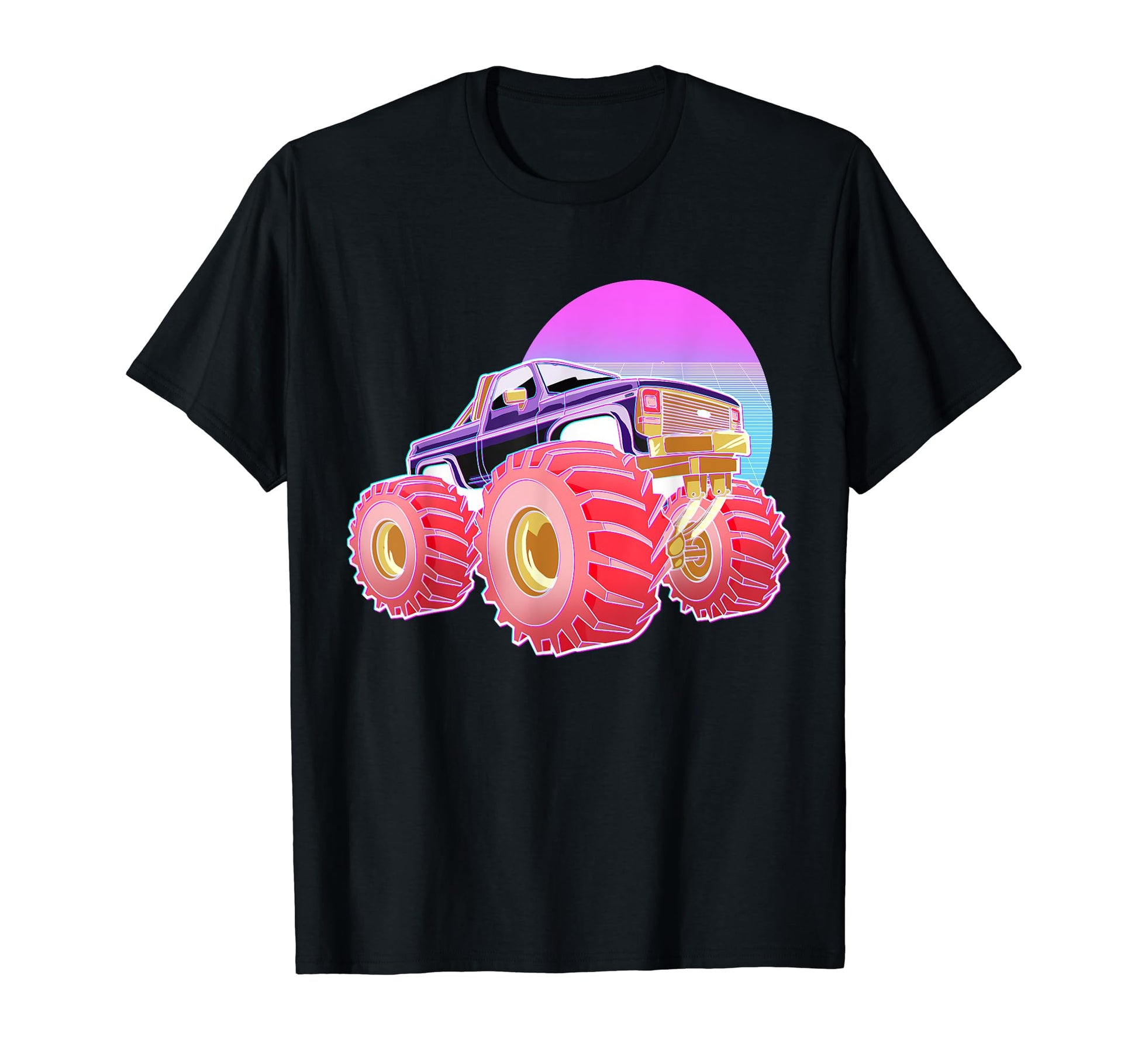 Monster Truck Japanese Otaku Aesthetic T-Shirt - Minimalist Print Unisex - T-Shirt, Sweatshirt, Hoodie