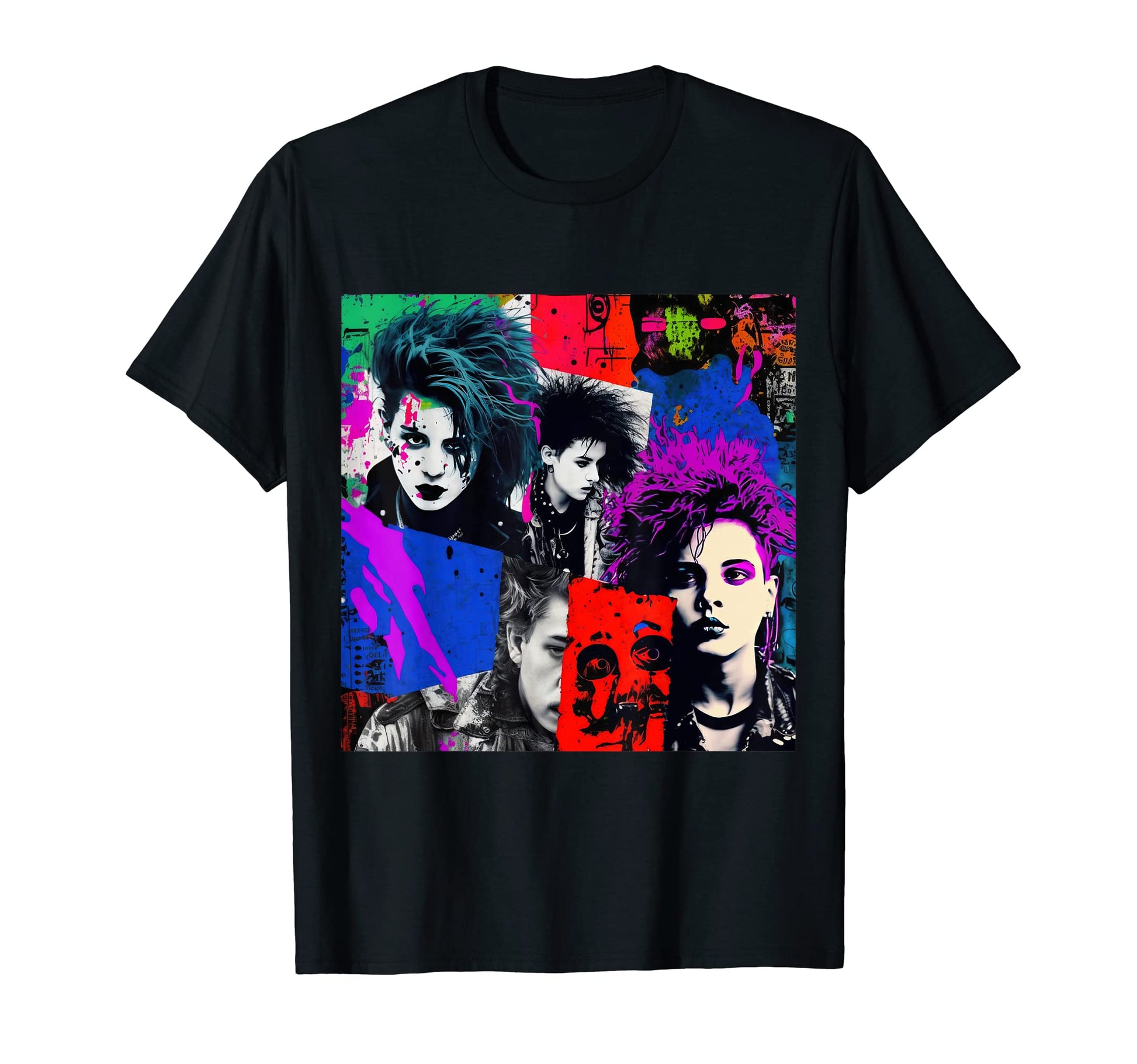 80S 90S Goth Punk Rock Grunge Art T-Shirt - Graphic Print Men Women - T-Shirt, Sweatshirt, Hoodie