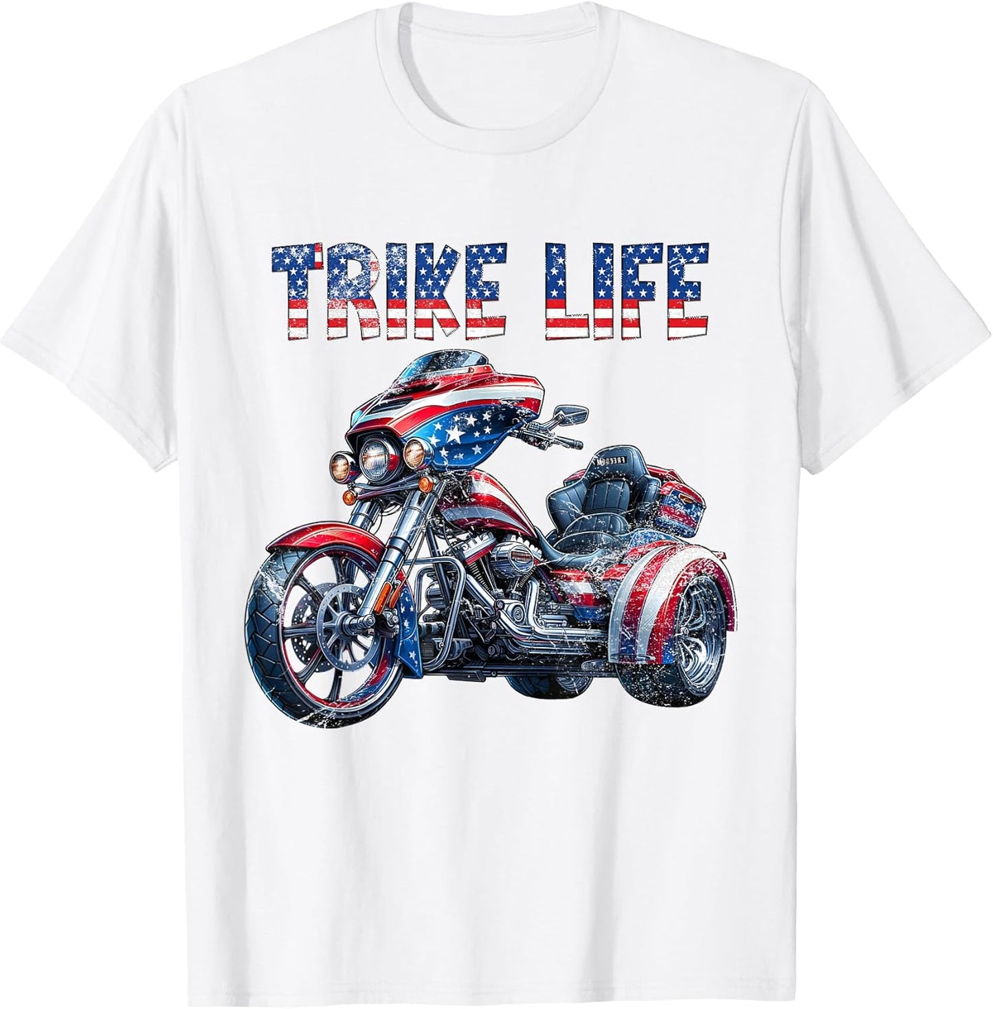 Trike Motorcycle Triker Merch - Adult & Kids T-Shirts, Sweatshirts & Hoodies apparel design preview 1