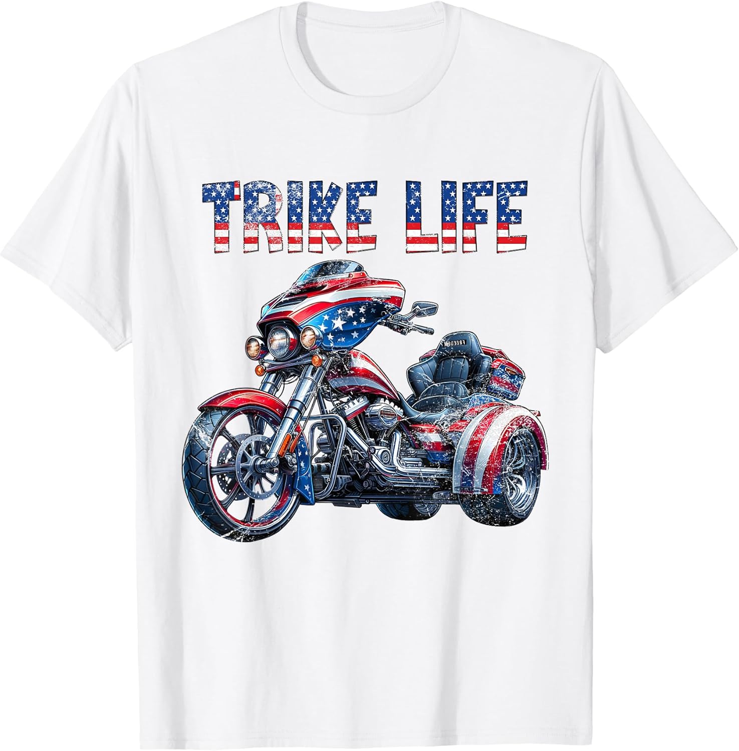 Trike Motorcycle Triker Merch - Adult & Kids T-Shirts, Sweatshirts & Hoodies apparel design preview 1