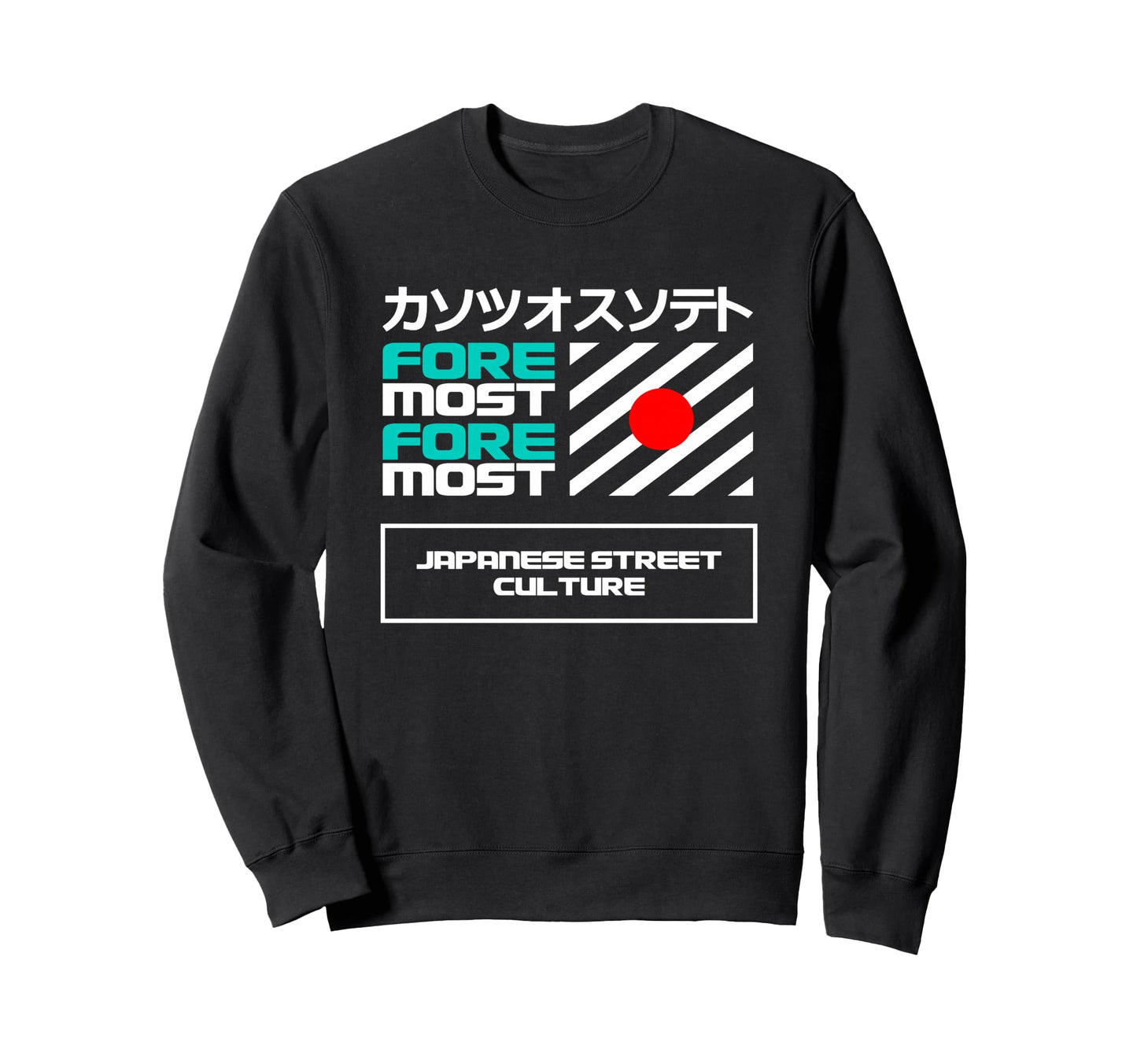 Foremost Japan Anime Aesthetic Sweatshirt - Aesthetic Graphic Men Women - T-Shirt, Sweatshirt, Hoodie