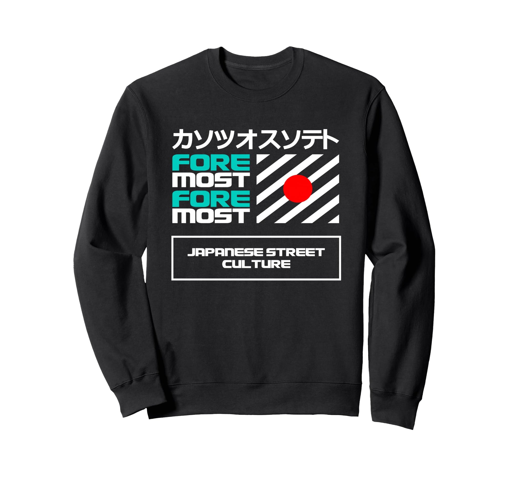 Foremost Japan Anime Aesthetic Sweatshirt - Aesthetic Graphic Men Women - T-Shirt, Sweatshirt, Hoodie