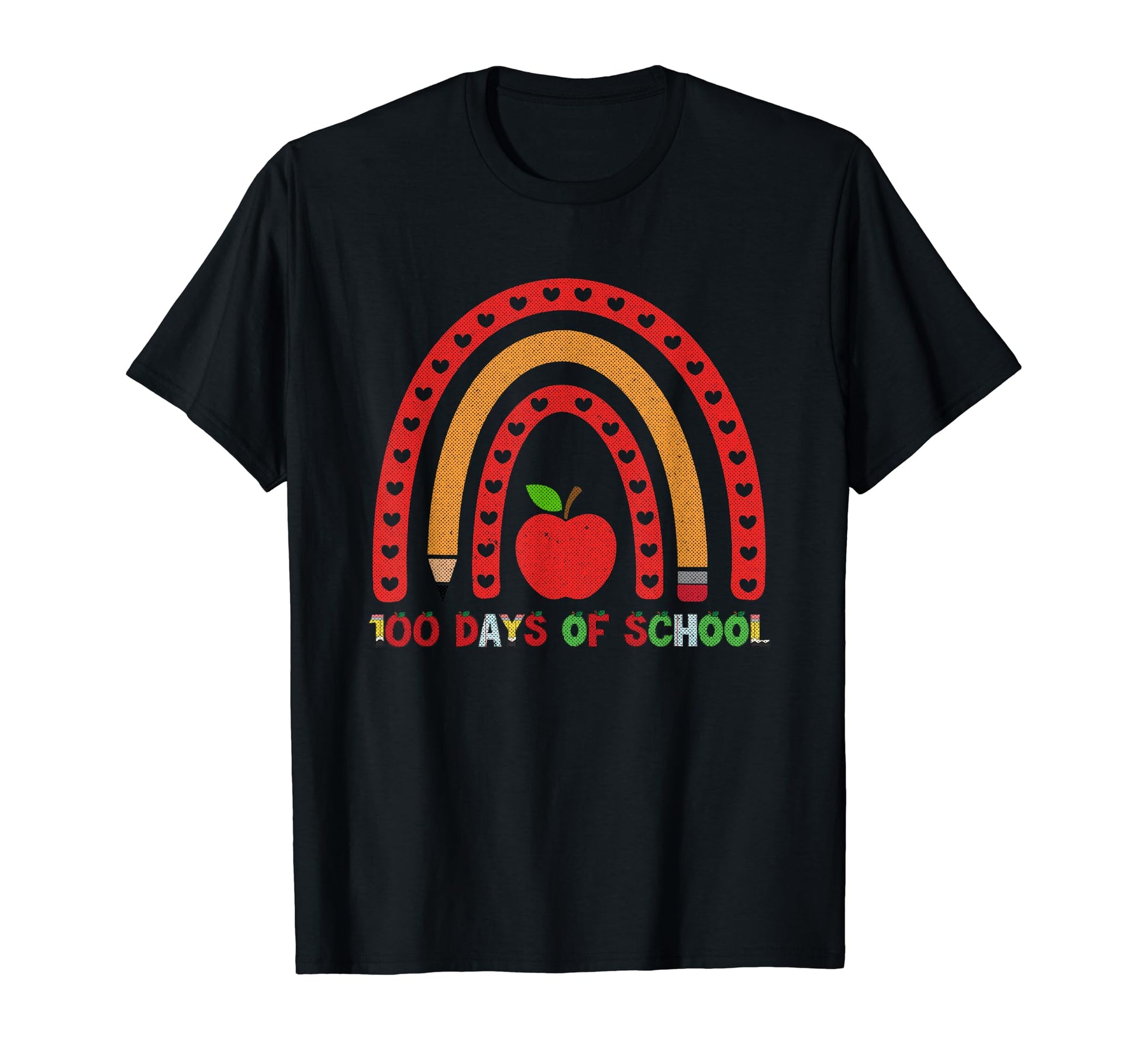 100Th Day School 100 Days School T-Shirt - Aesthetic Graphic for Adults - T-Shirt, Sweatshirt, Hoodie
