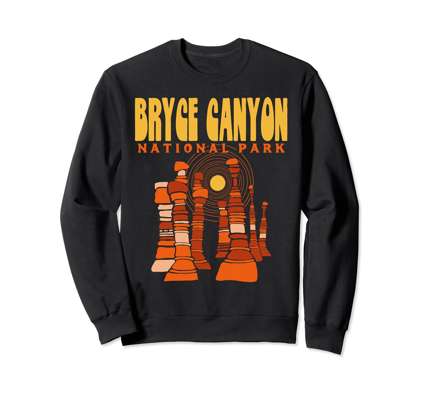 Bryce Canyon National Park Hoo Doo Sweatshirt - Minimalist Print Unisex - T-Shirt, Sweatshirt, Hoodie
