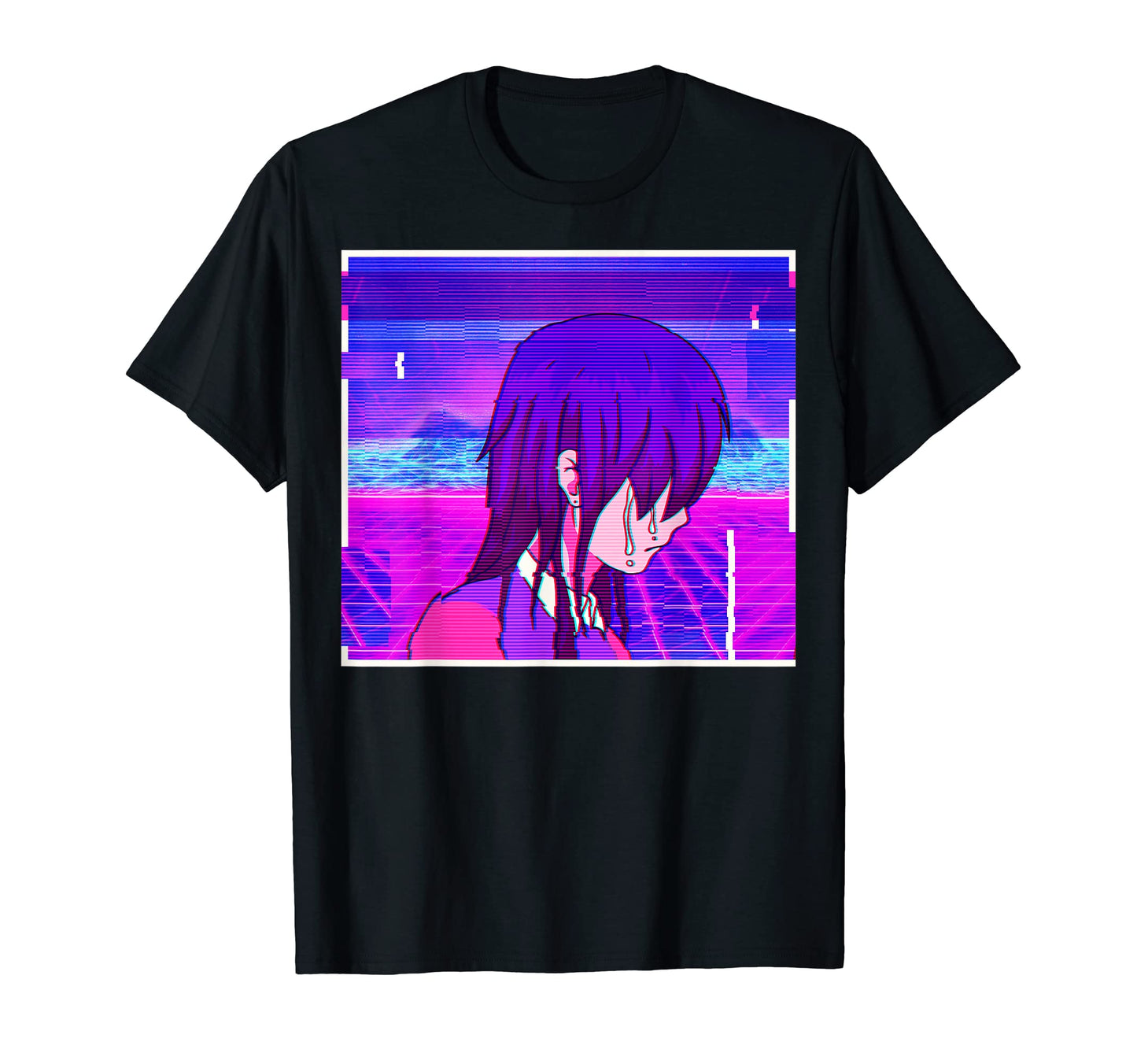 Emo Anime Sad Vaporwave Aesthetic T-Shirt - Streetwear Style Men Women - T-Shirt, Sweatshirt, Hoodie