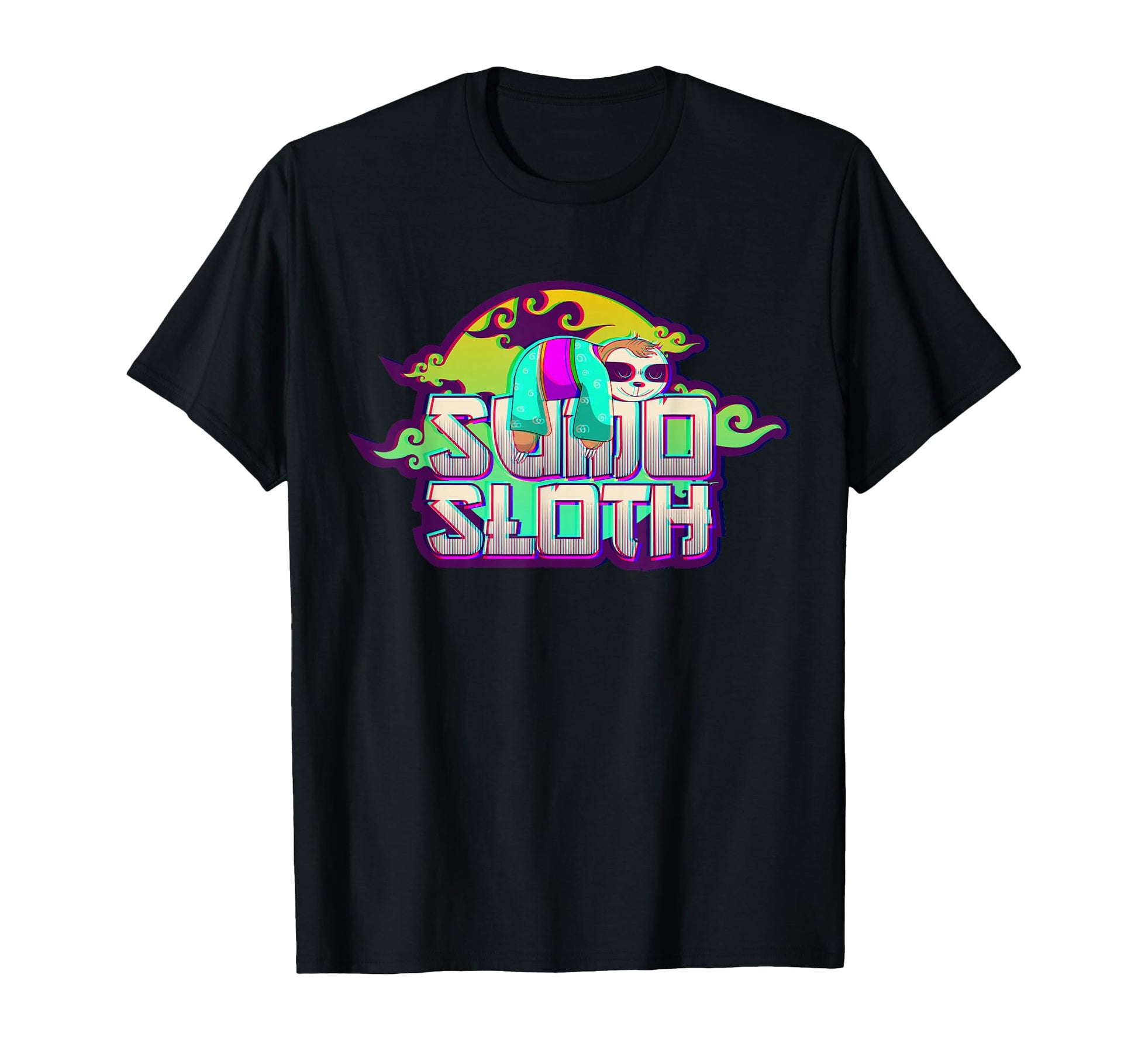 Sumo Sloth Funny Japanese Sumo T-Shirt - Minimalist Print Men Women - T-Shirt, Sweatshirt, Hoodie