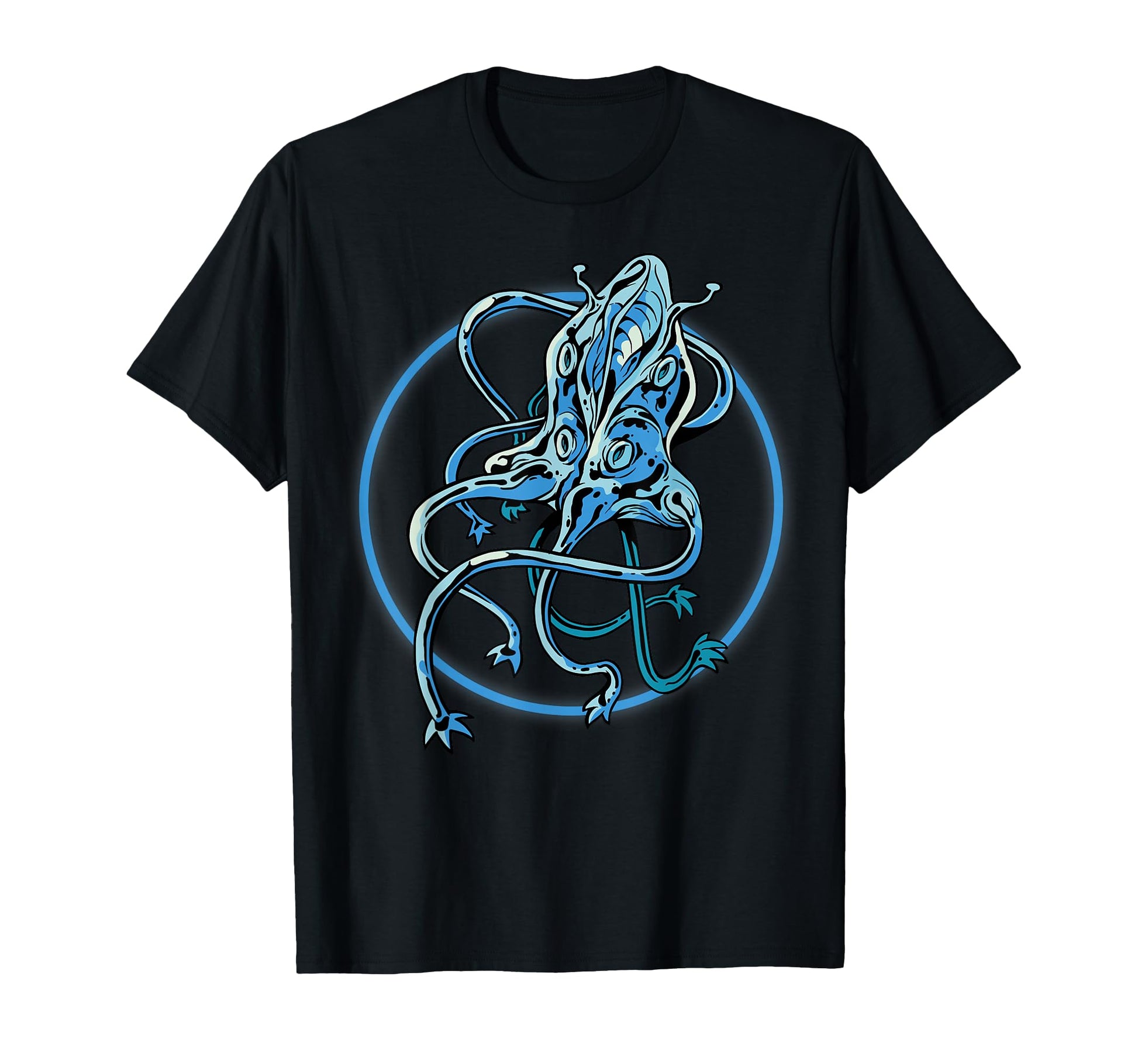 Anime Alien Octopus Japanese Aesthetics T-Shirt - Trendy Graphic Unisex - T-Shirt, Sweatshirt, Hoodie