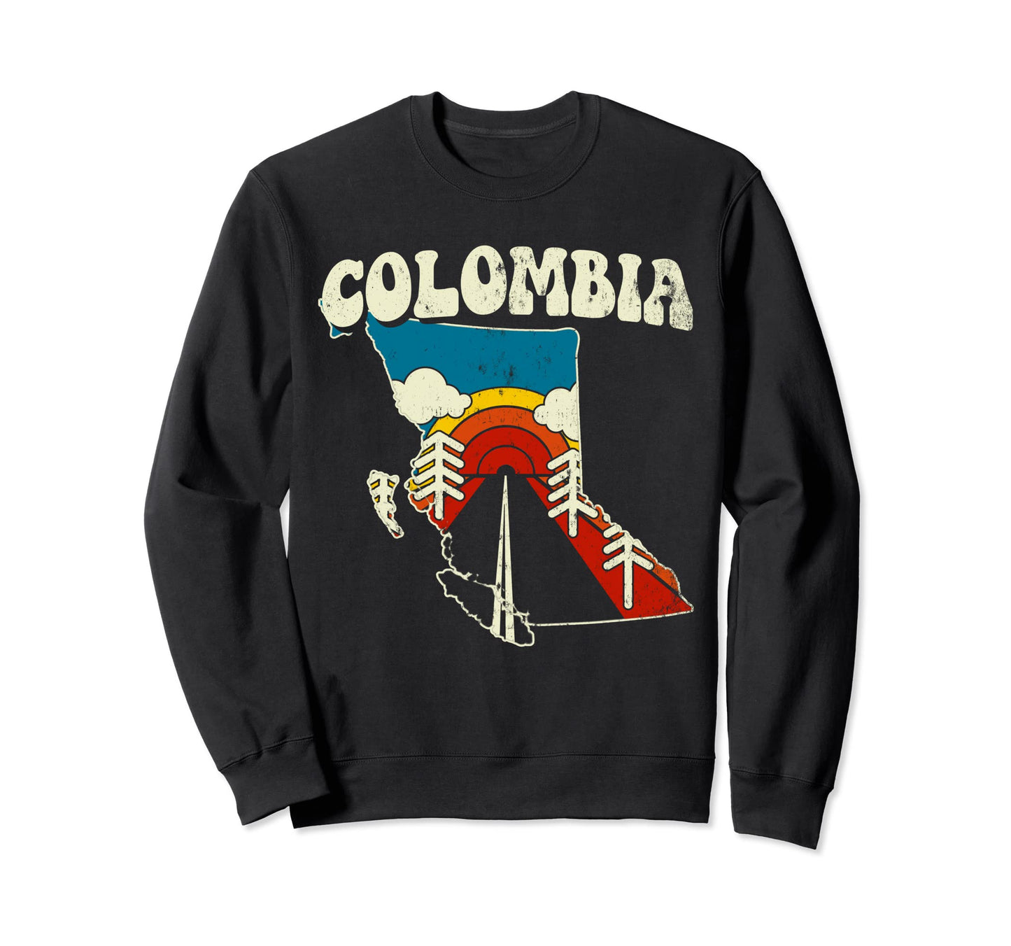 Colombia Colombian Country Sweatshirt - Fun Novelty Design Men Women - T-Shirt, Sweatshirt, Hoodie