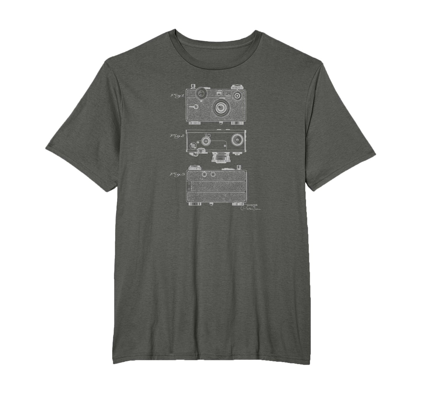 Argus Camera Diagram Mechanical T-Shirt - Unique Graphic for Adults - T-Shirt, Sweatshirt, Hoodie
