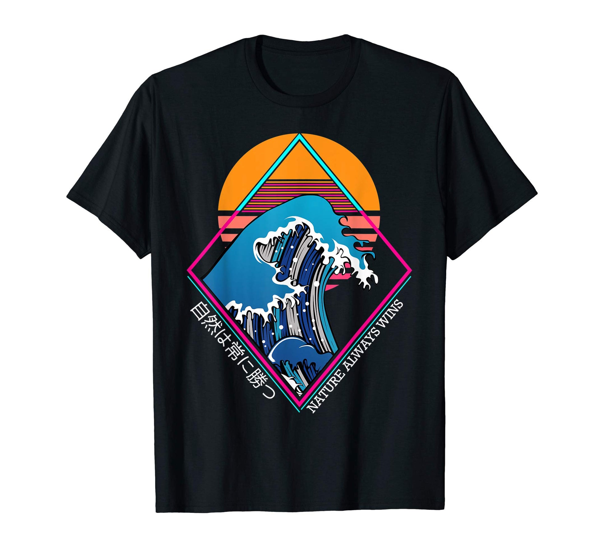 Nature Always Wins Vaporwave T-Shirt - Aesthetic Graphic Men Women - T-Shirt, Sweatshirt, Hoodie