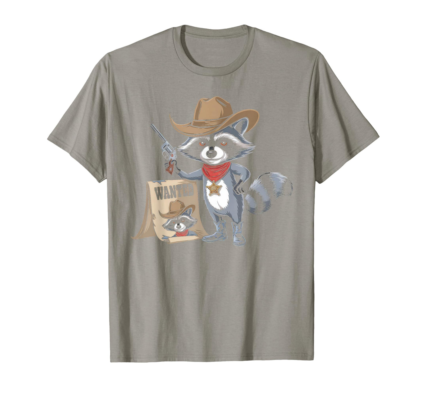 Raccoon 90S Country Music Western Cowboy T-Shirt - Streetwear Style Unisex - T-Shirt, Sweatshirt, Hoodie