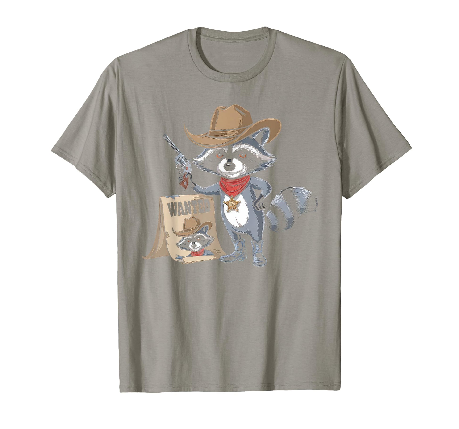 Raccoon 90S Country Music Western Cowboy T-Shirt - Streetwear Style Unisex - T-Shirt, Sweatshirt, Hoodie