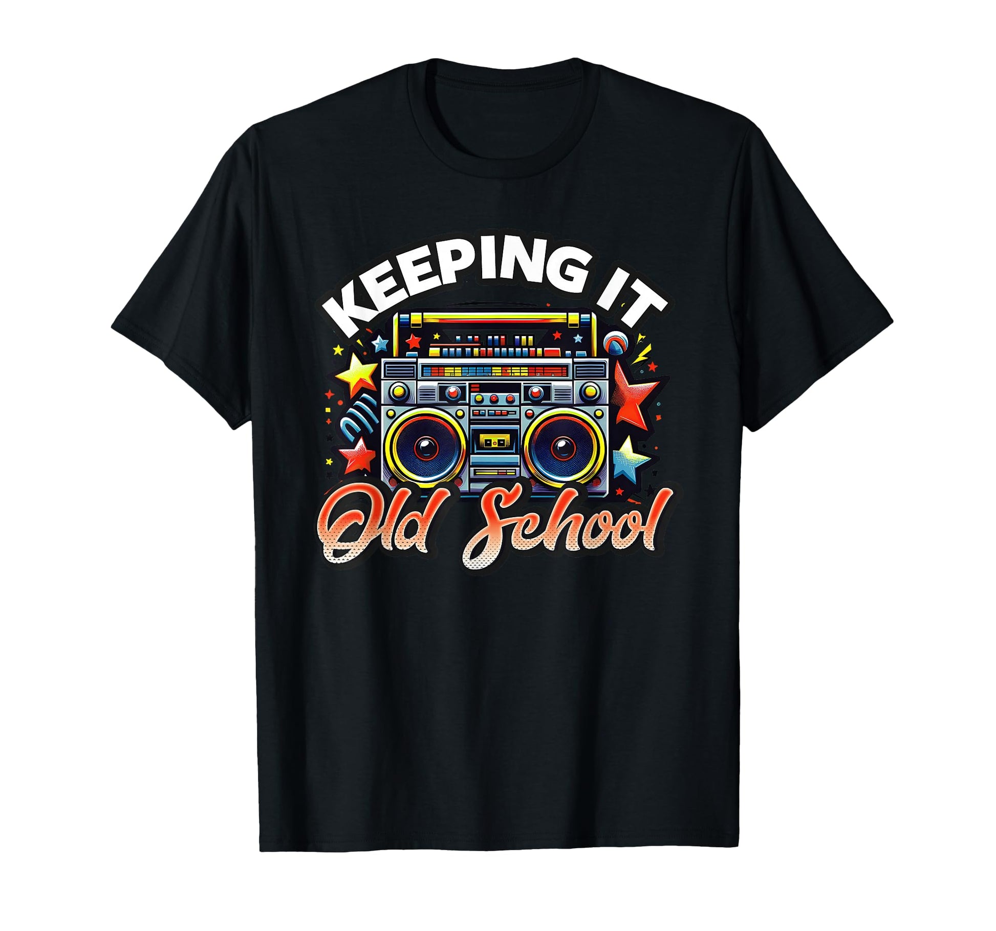 80S And 90S Hip Hop And Rock Boombox T-Shirt - Unique Graphic Men Women - T-Shirt, Sweatshirt, Hoodie
