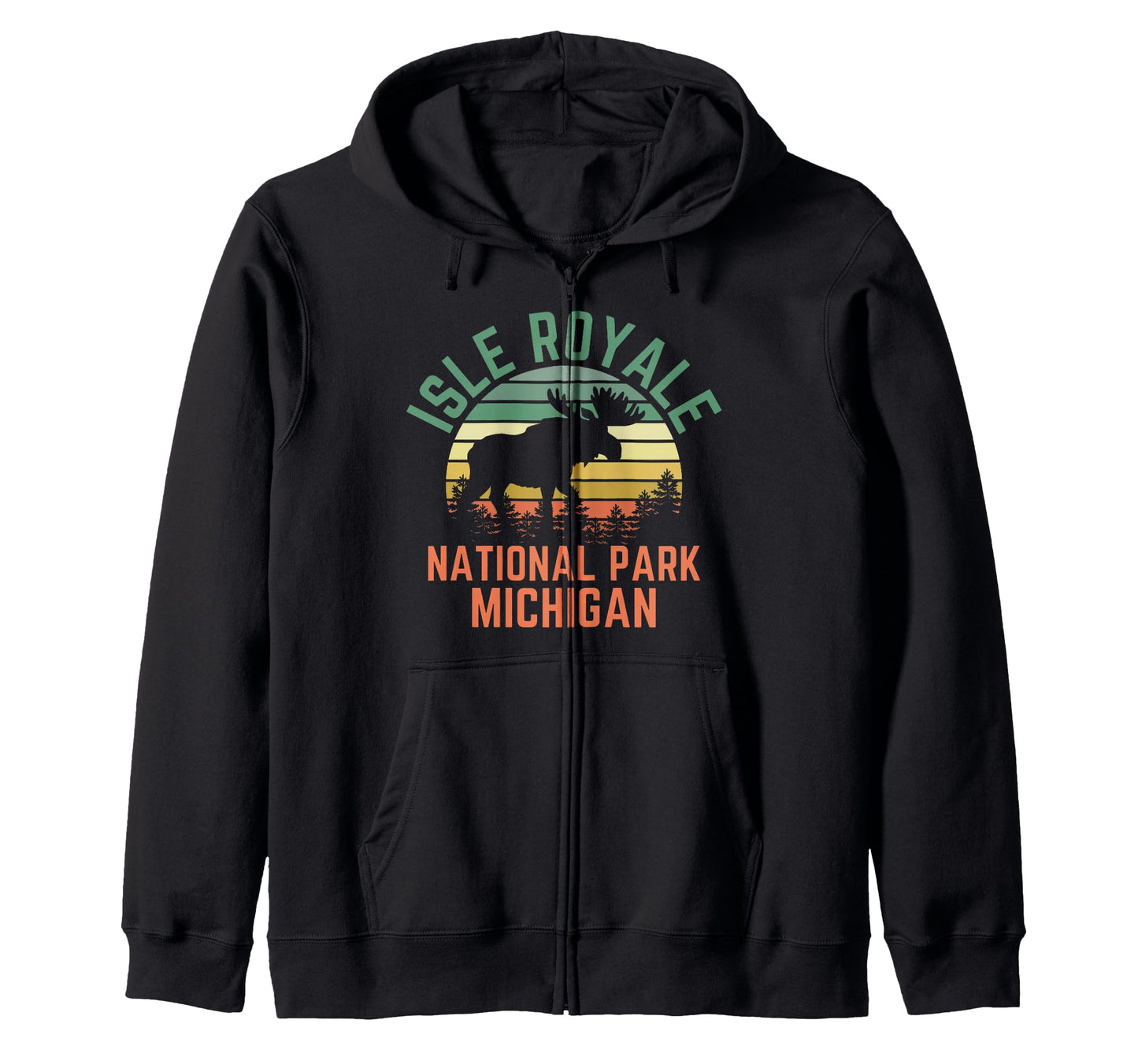Isle Royale National Park Michigan Usa T-Shirt - Minimalist Print Unisex - T-Shirt, Sweatshirt, Hoodie