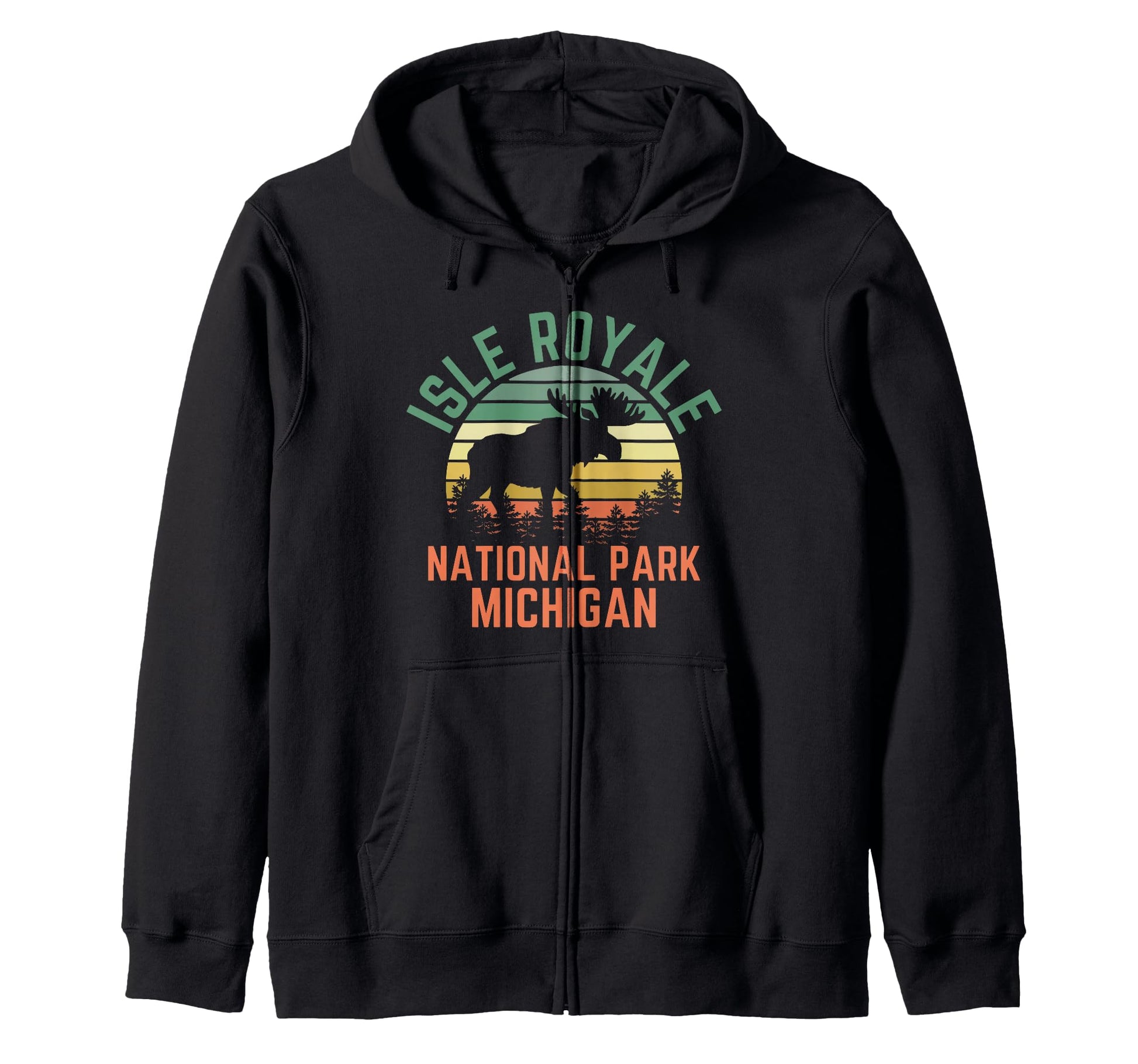 Isle Royale National Park Michigan Usa T-Shirt - Minimalist Print Unisex - T-Shirt, Sweatshirt, Hoodie