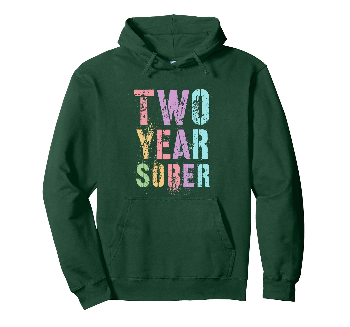 Rockstar 2 Two Year Sober Est 2023 Peace Hoodie - Trendy Graphic Unisex - T-Shirt, Sweatshirt, Hoodie