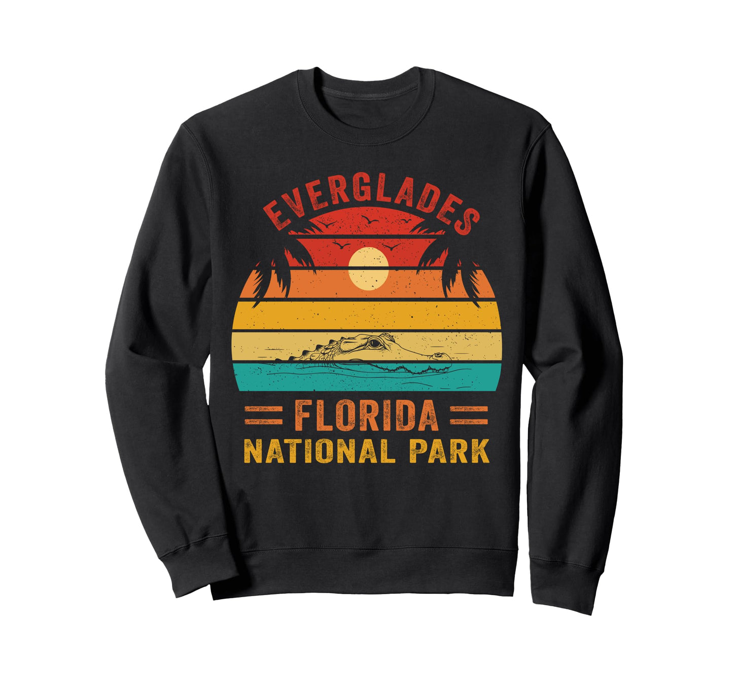 Everglades National Park Sweatshirt - Custom Art Print Men Women - T-Shirt, Sweatshirt, Hoodie