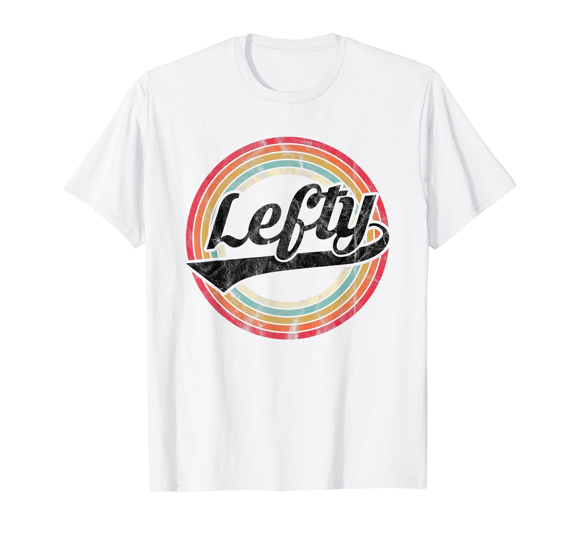 Lefty Left Handed Proud Rainbow T-Shirt - Unique Graphic for Adults - T-Shirt, Sweatshirt, Hoodie