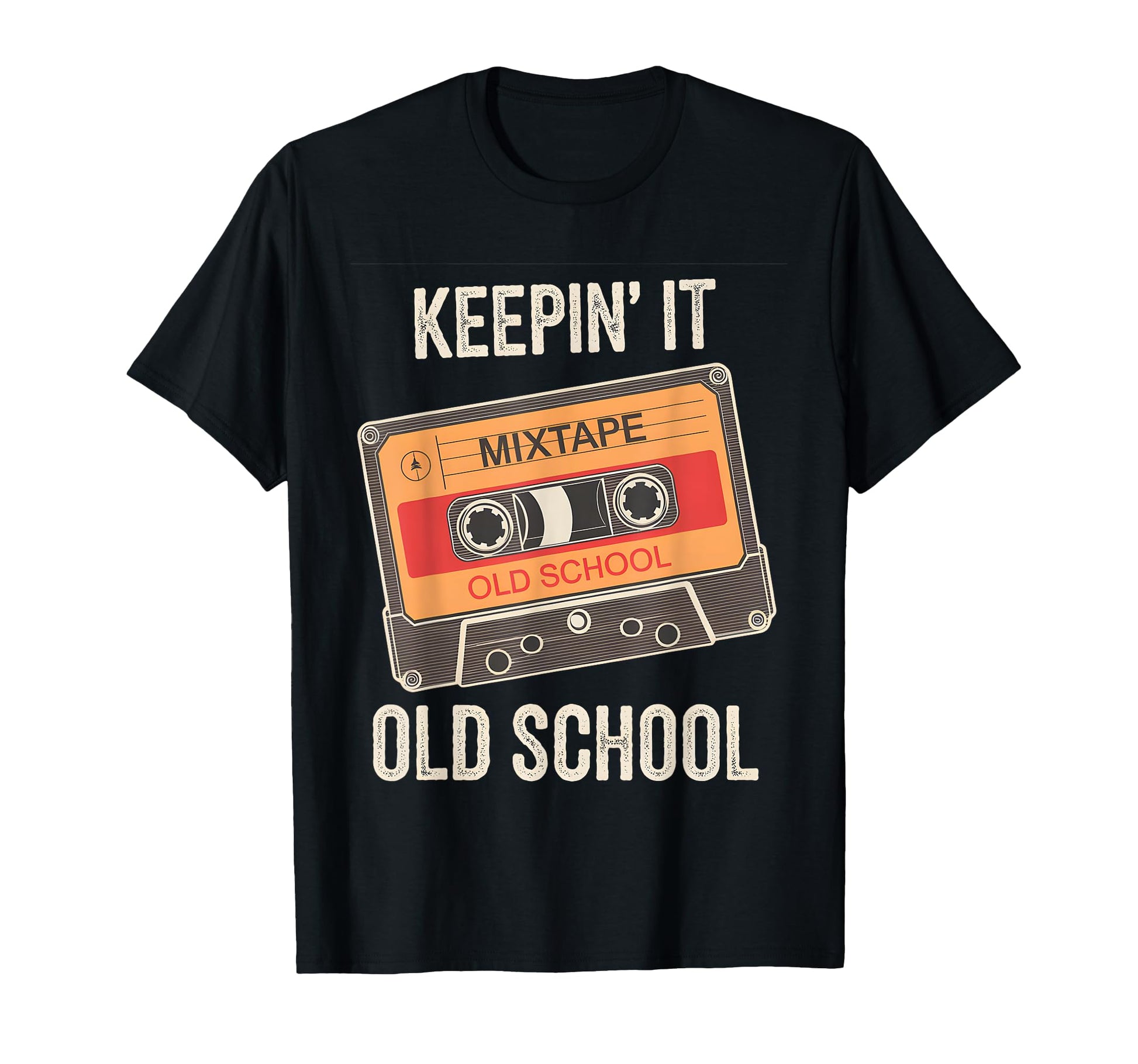 Old School Hip Hop 80S 90S Cassette Tape T-Shirt - Trendy Graphic Unisex - T-Shirt, Sweatshirt, Hoodie