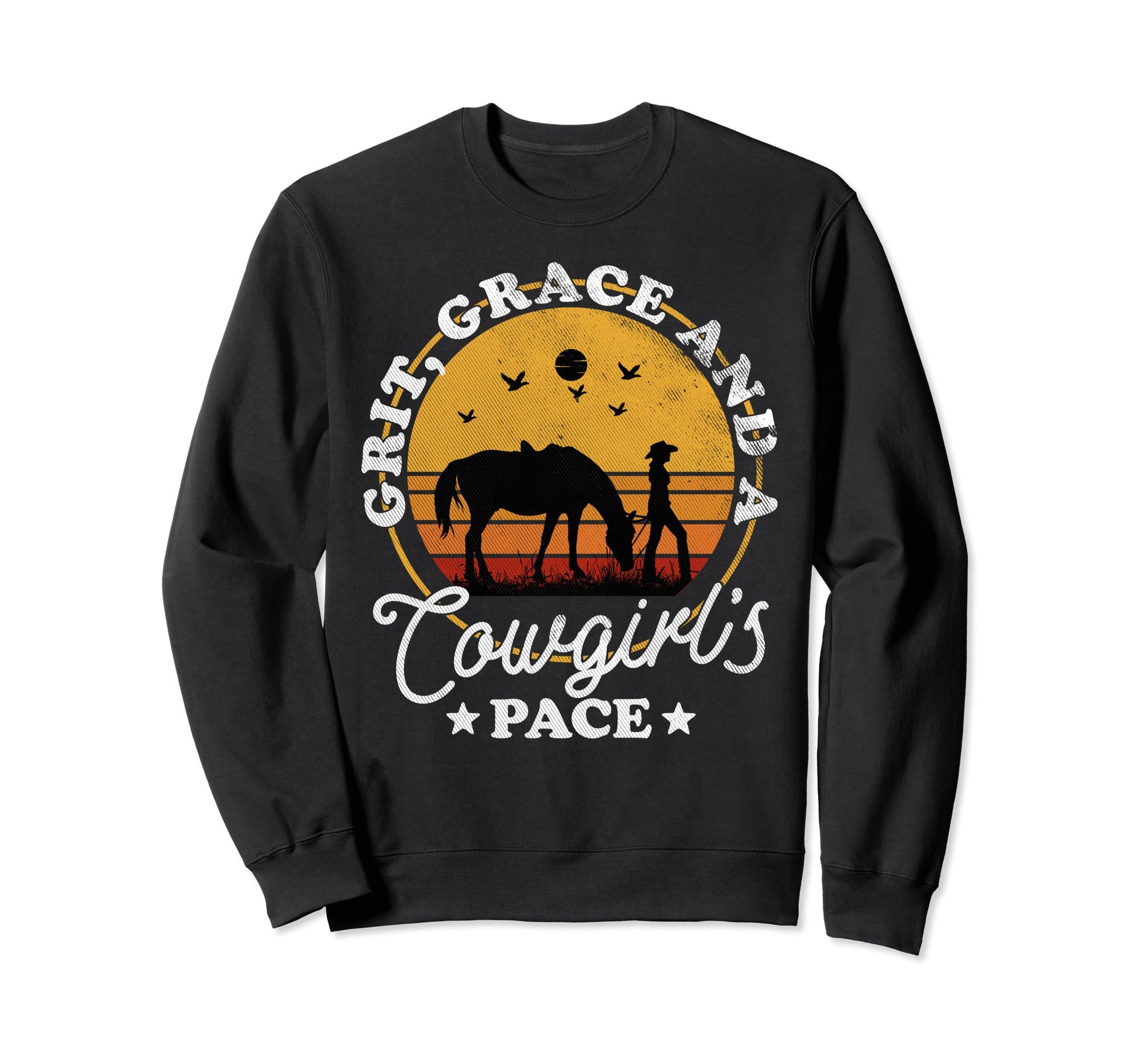 Cowgirl Rodeo Outfit Funny Western Sweatshirt - Graphic Print Unisex - T-Shirt, Sweatshirt, Hoodie