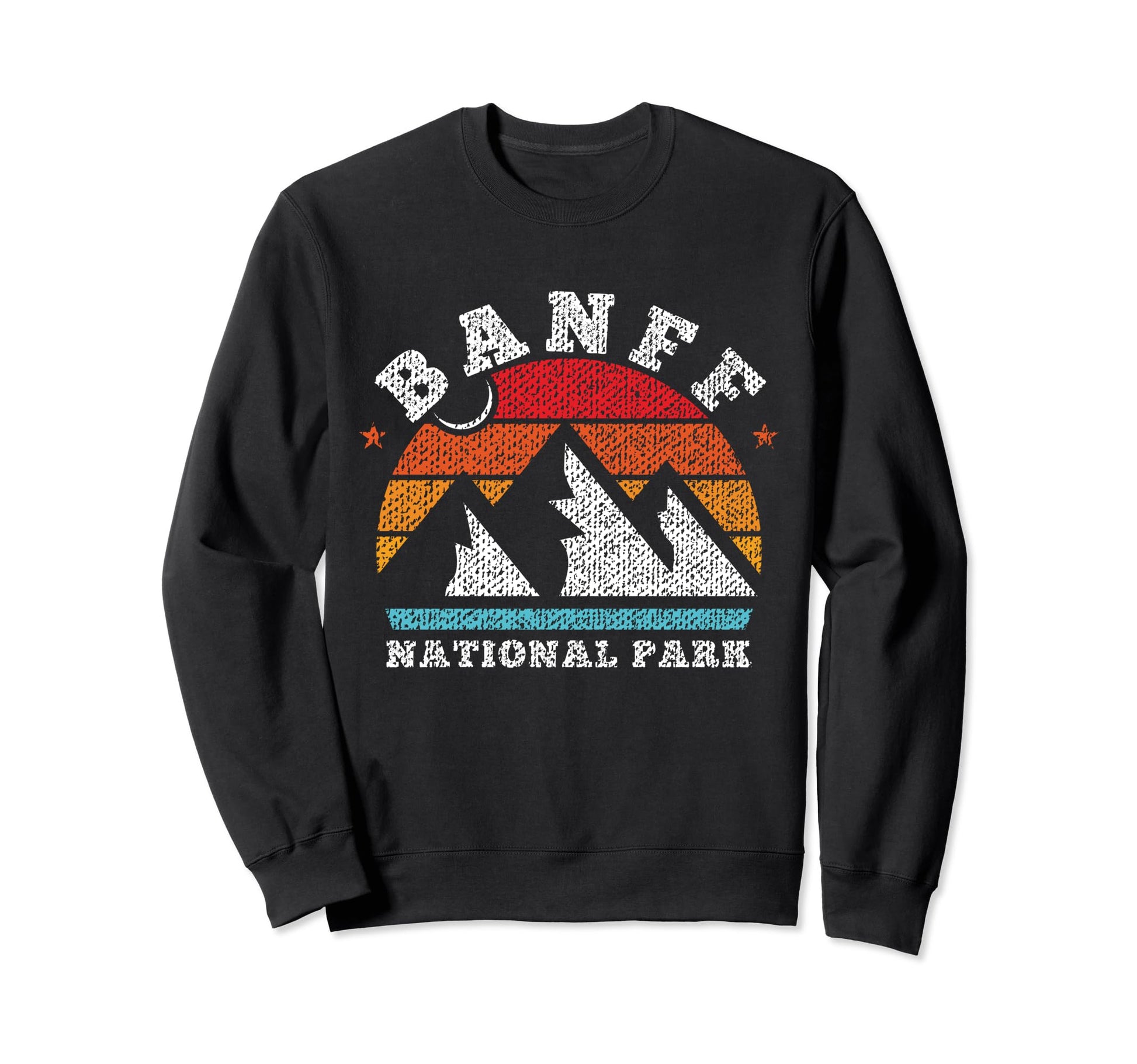 Banff Canadian National Park Souvenir Sweatshirt - Minimalist Print Unisex - T-Shirt, Sweatshirt, Hoodie