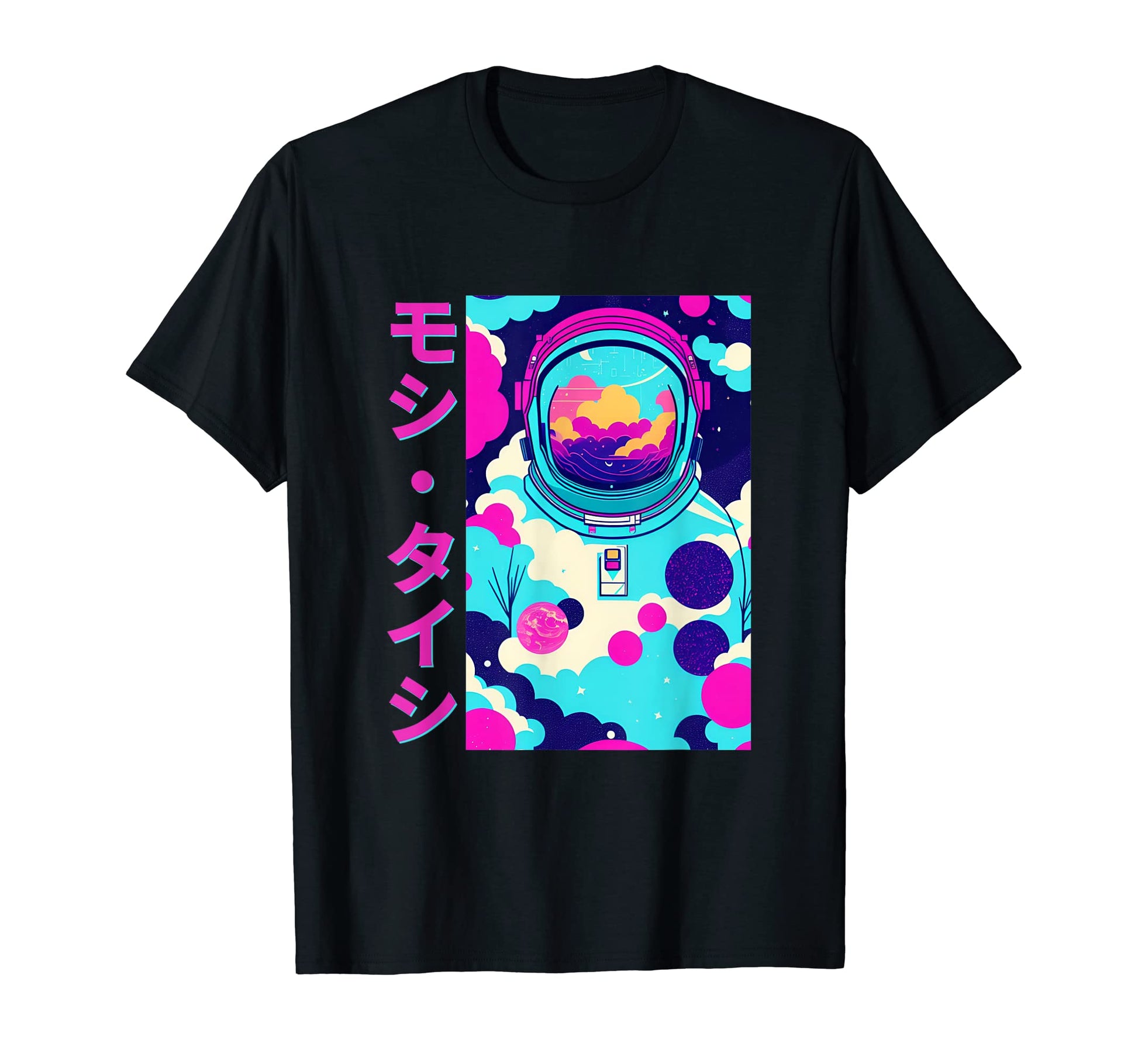 Japanese Streetwear Astronaut Vaporwave T-Shirt - Graphic Print Unisex - T-Shirt, Sweatshirt, Hoodie