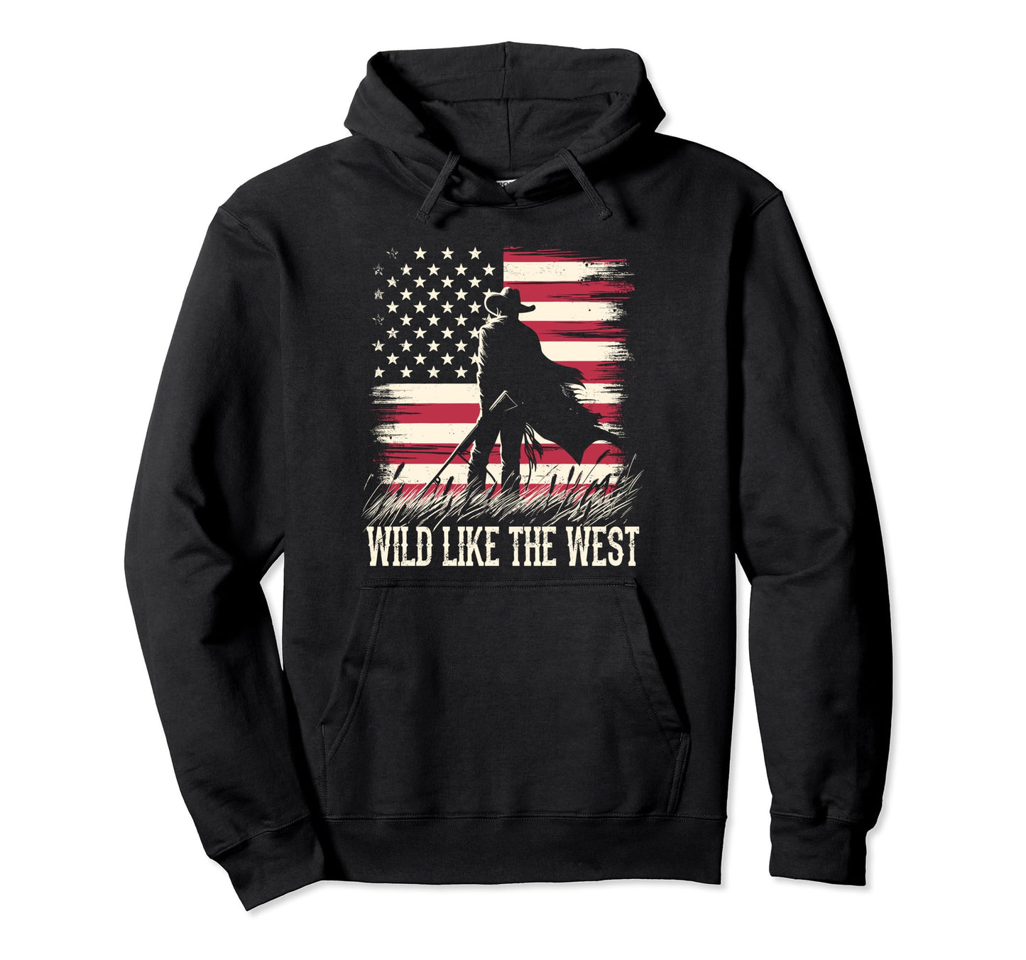 Wild Like West Country Fan Western Hoodie - Aesthetic Graphic Unisex - T-Shirt, Sweatshirt, Hoodie