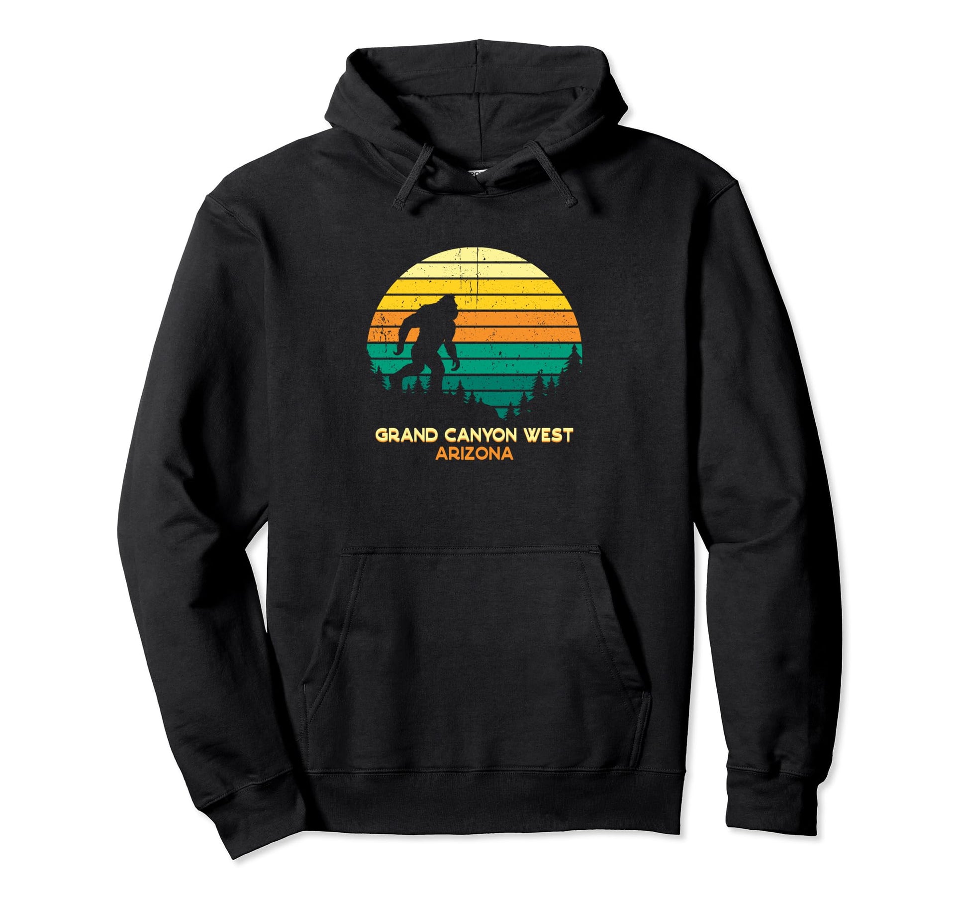 Grand Canyon West Arizona Bigfoot Hoodie - Casual Everyday Wear Men Women - T-Shirt, Sweatshirt, Hoodie