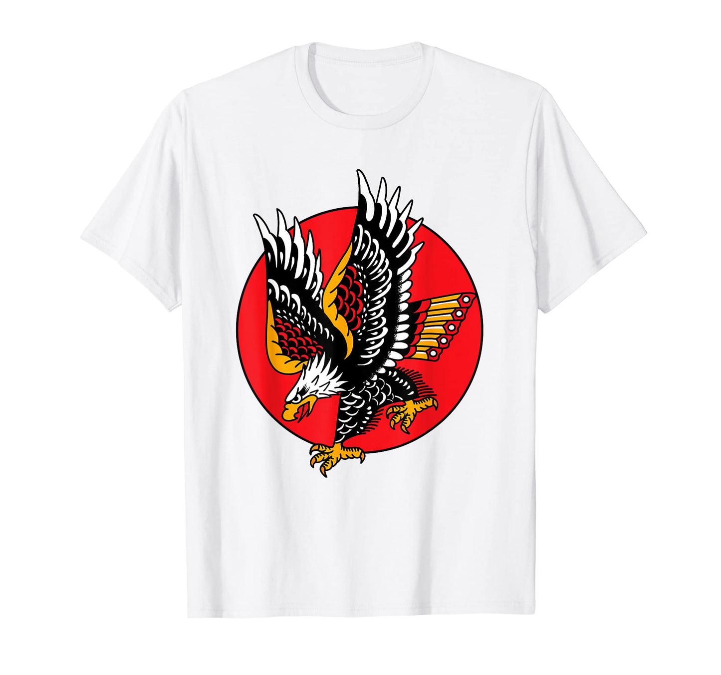Traditional Tattoo Artist Ink Addict Eagle T-Shirt - Graphic Print Unisex - T-Shirt, Sweatshirt, Hoodie