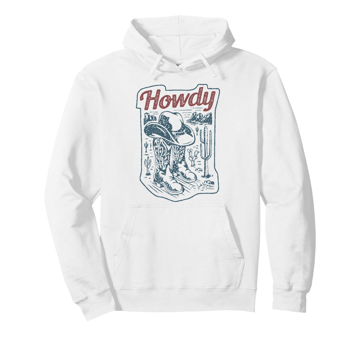 Rodeo Howdy Cowgirl Cowboy Hat Boots Hoodie - Trendy Graphic Men Women - T-Shirt, Sweatshirt, Hoodie