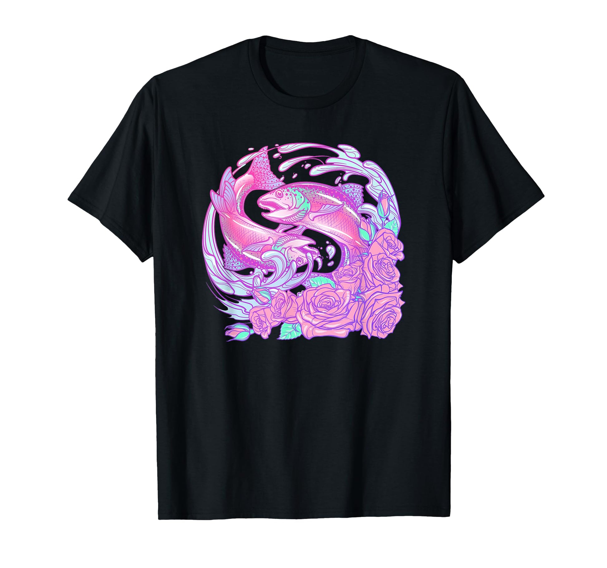 Pastel Goth Salmon Dope Aesthetic T-Shirt - Novelty Apparel Men Women - T-Shirt, Sweatshirt, Hoodie