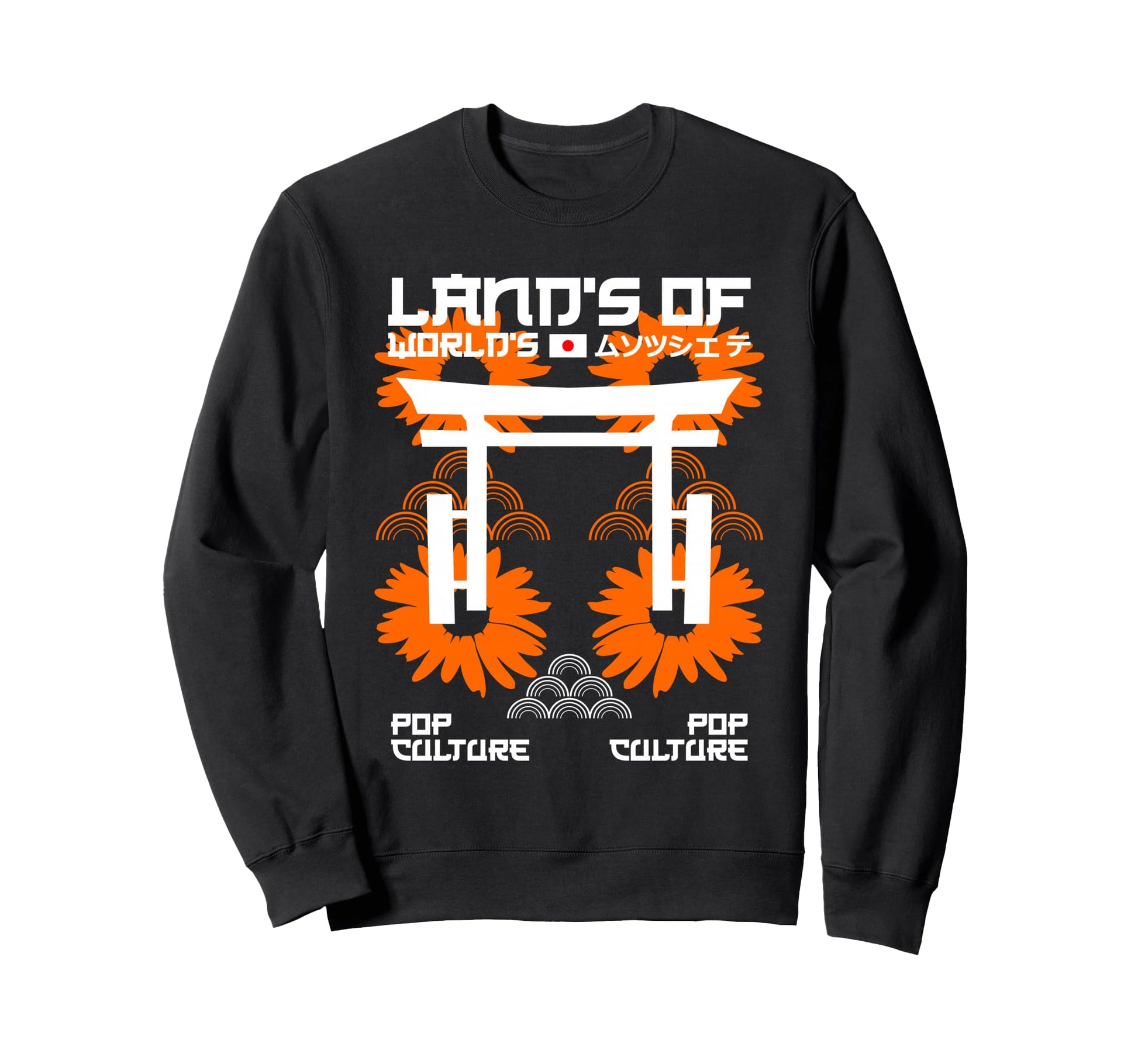Lands Worlds Japan Anime Sweatshirt - Fun Novelty Design for Adults - T-Shirt, Sweatshirt, Hoodie