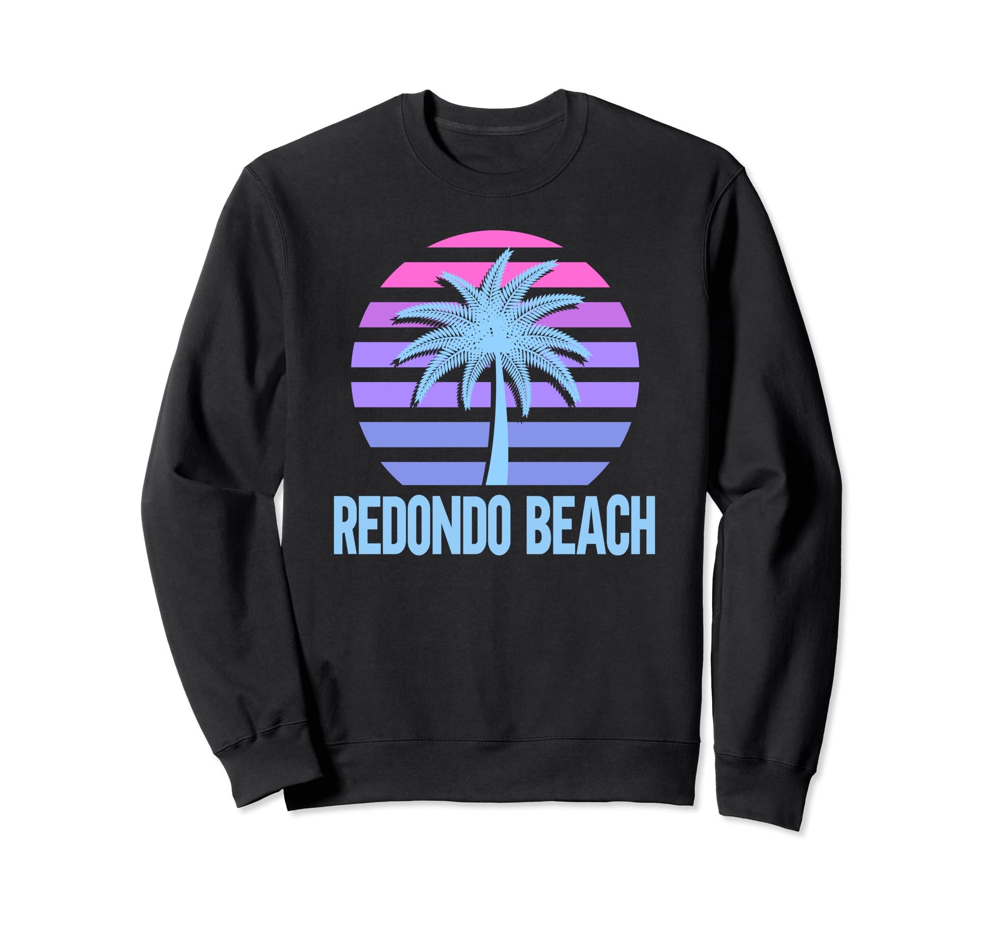 Redondo Beach Vacation Vaporwave Sweatshirt - Aesthetic Graphic for Adults - T-Shirt, Sweatshirt, Hoodie