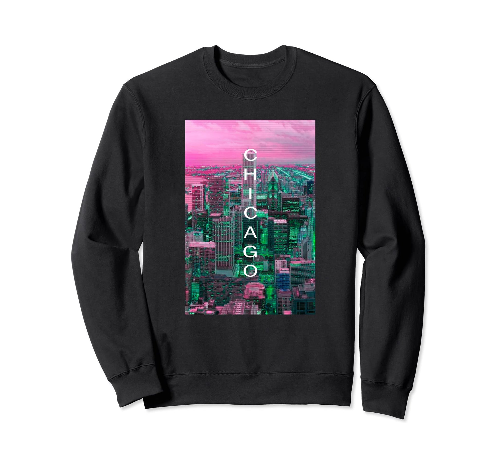 Illinois Vaporwave Aesthetic Sweatshirt - Aesthetic Graphic Unisex - T-Shirt, Sweatshirt, Hoodie