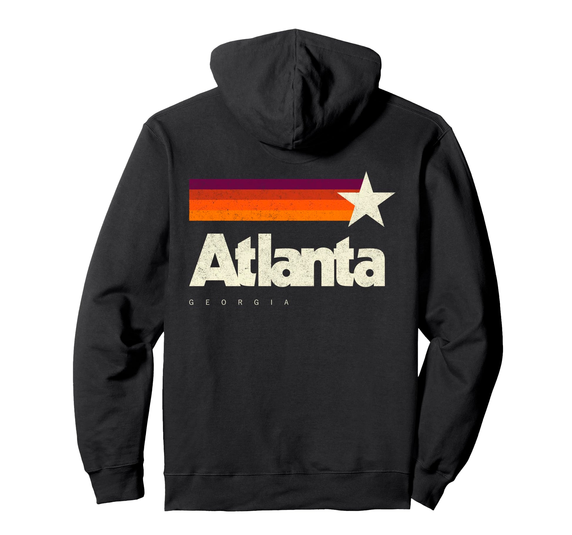 Atlanta City Georgia American Aesthetic Hoodie - Novelty Apparel Unisex - T-Shirt, Sweatshirt, Hoodie